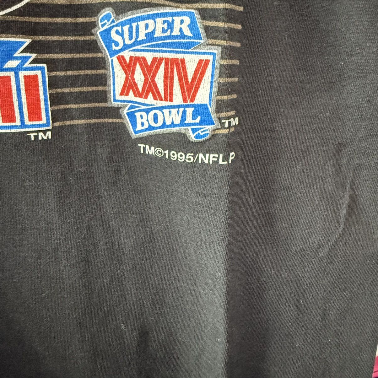 Logo Athletic × NFL × Vintage Vintage 1995 San Francisco 49ers Super Bowl Shirt Medium M Size US M / EU 48-50 / 2 - 3 Thumbnail
