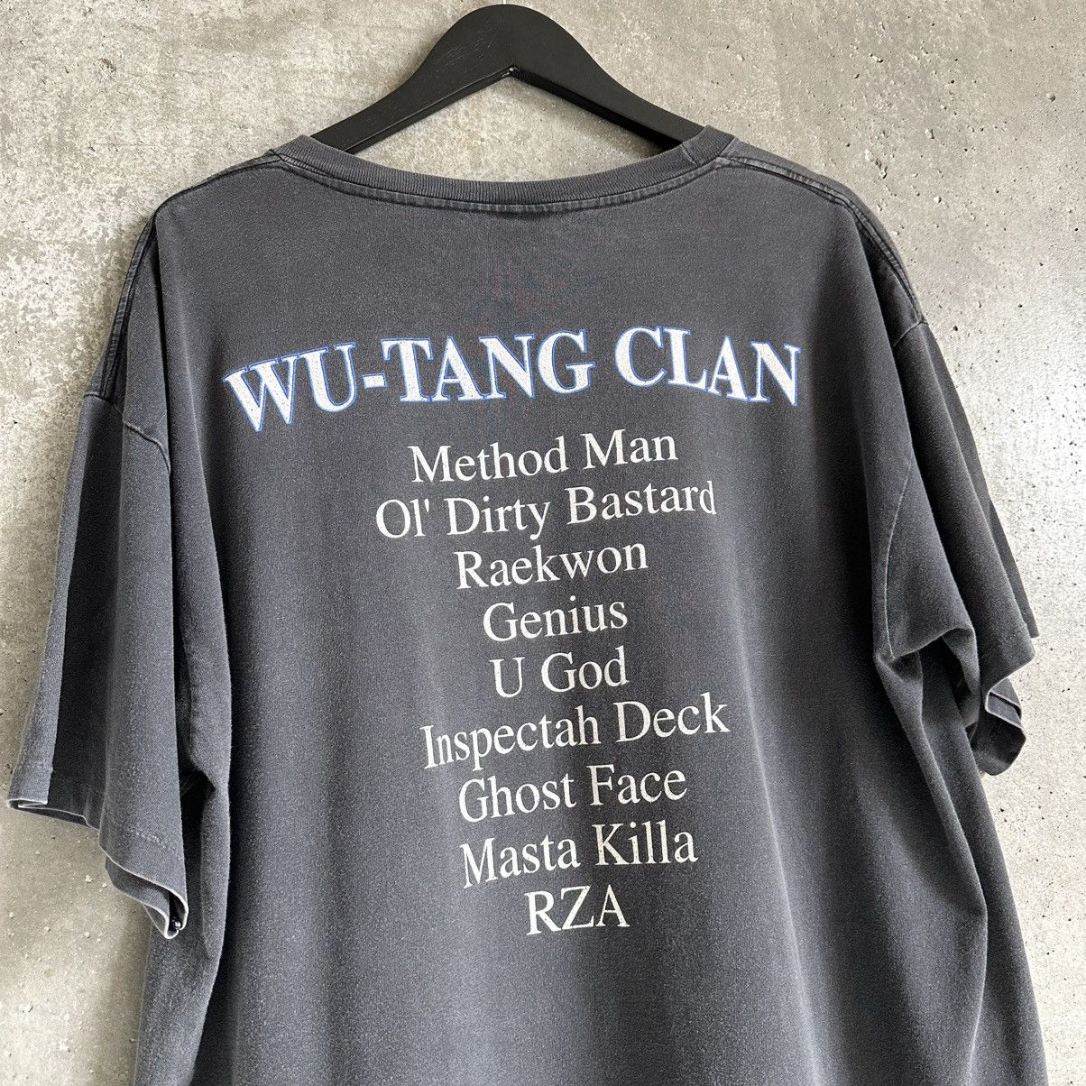 Rap Tees × Vintage × Wu-Tang Clan 90’s FADED Wu-Tang Clan T-Shirt Size US XL / EU 56 / 4 - 2 Thumbnail
