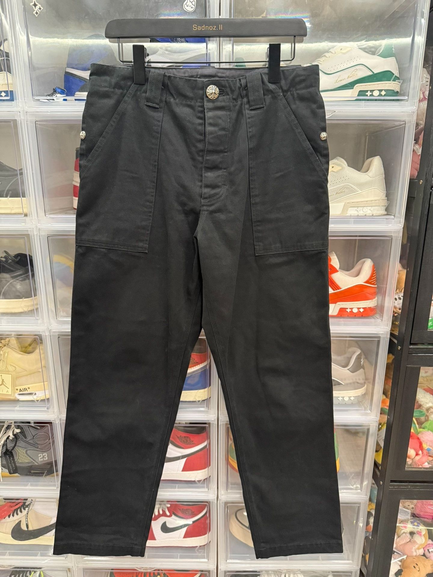 Chrome Hearts Chrome Hearts Carpenter Cargo Pants Size US 30 / EU 46 - 1 Thumbnail