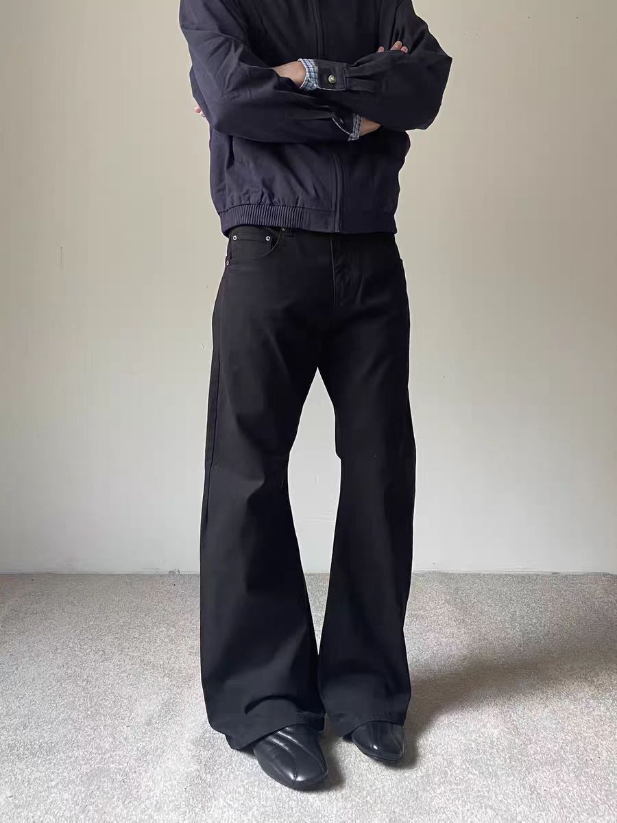 Jean Black loose-fitting work pants Size US 32 / EU 48 - 3 Thumbnail