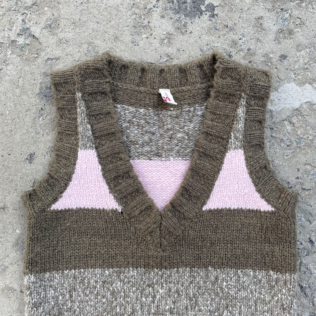 Japanese Brand × Vintage Vintage Japanese Style Knit Vest Y2K 90s Wool Size XS / US 0-2 / IT 36-38 - 9 Thumbnail