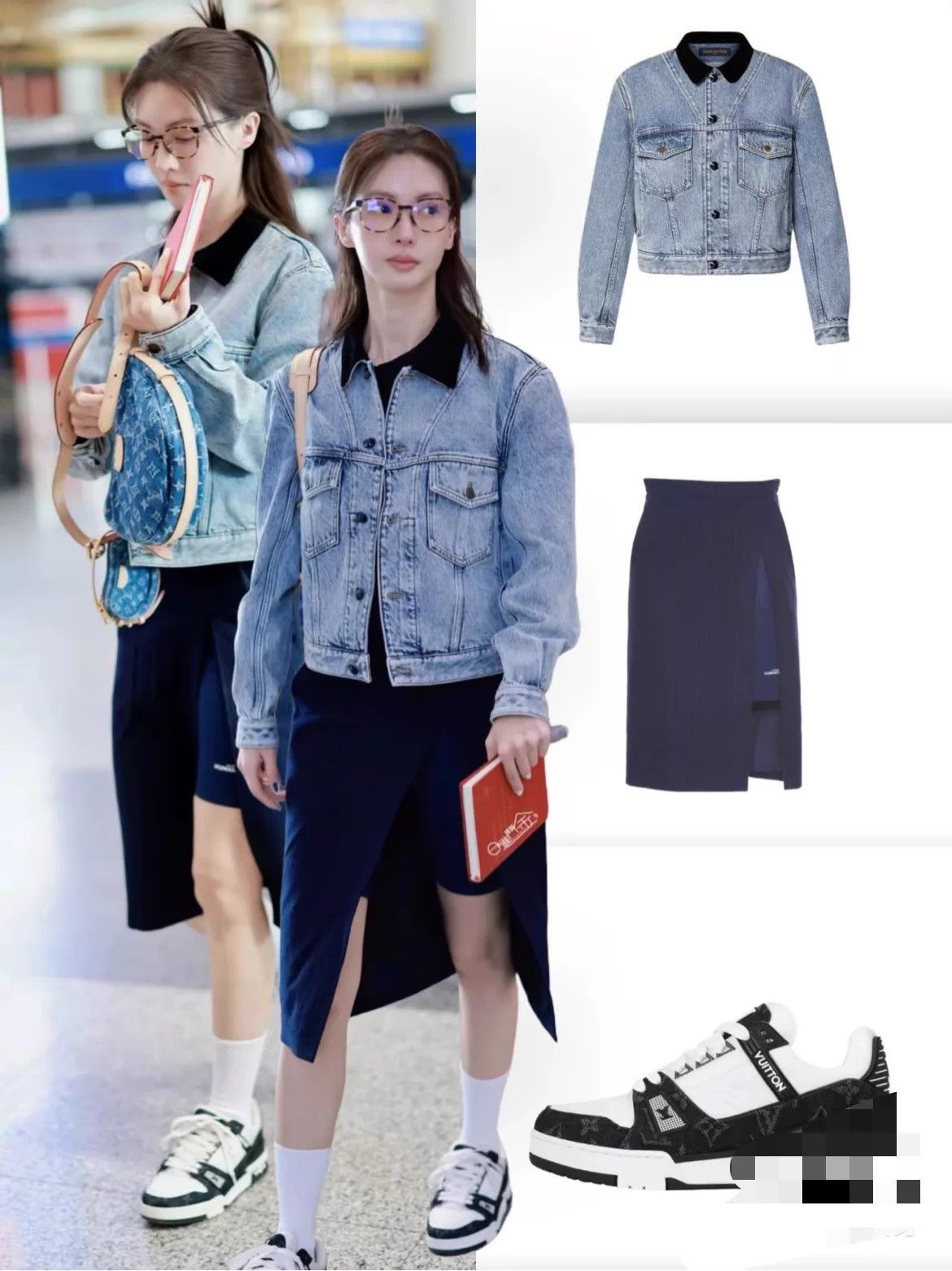 Louis Vuitton LV Panda Embossed Black/White Trainer EUR 37 Size US 6.5 / IT 36.5 - 8 Thumbnail