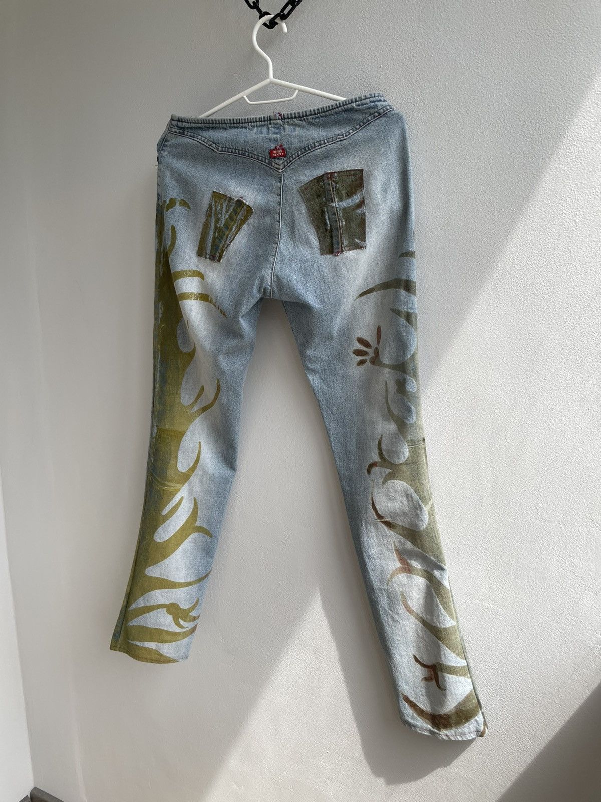 Miss Sixty Vintage Miss Sixty Rare Y2K Floral Print Skinny Denim Jeans Size 28" / US 6 / IT 42 - 13 Thumbnail