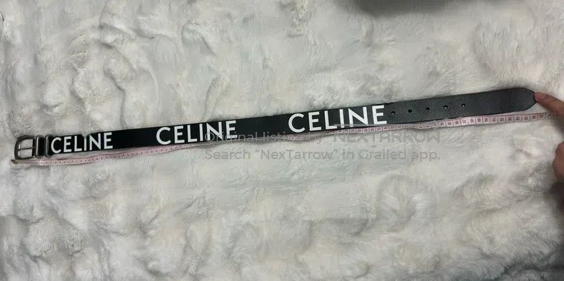 Celine CELINE size 80 Buckle Logo Belt Size ONE SIZE - 5 Thumbnail