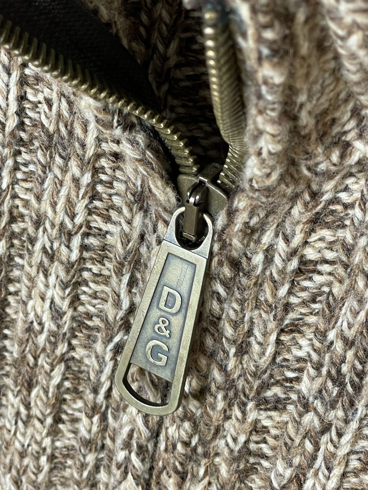 Dolce & Gabbana × Vintage CRAZY VINTAGE DOLCE GABBANA STRIPED 3D KNIT SWEATER Y2K Size US M / EU 48-50 / 2 - 8 Thumbnail