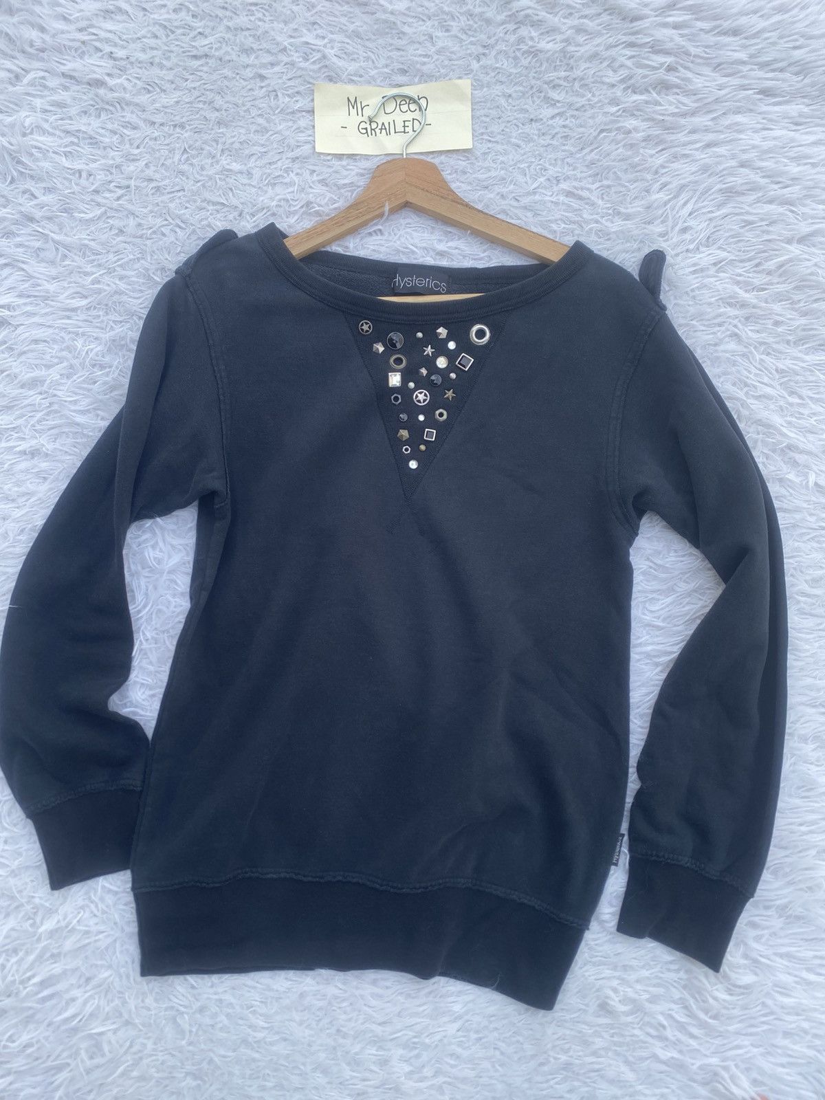 Hysteric Glamour Rare Hysteric Glamour Japanese Brand Studded Sweater Size S / US 4 / IT 40 - 8 Thumbnail