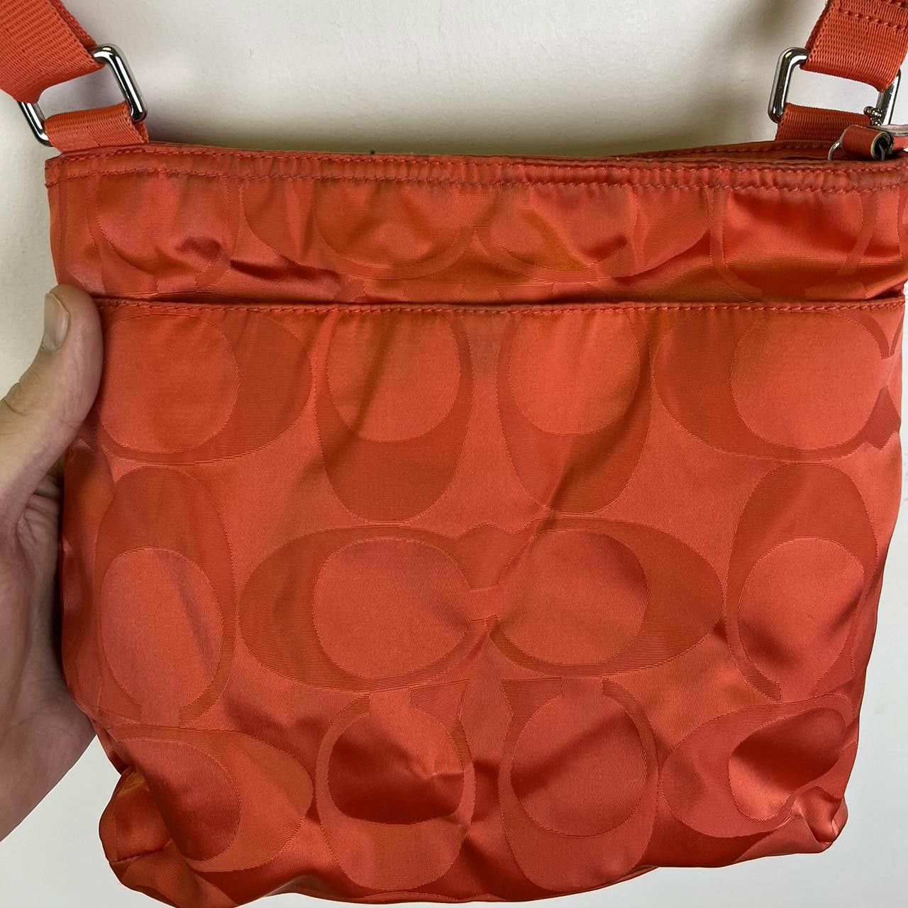 Coach Trendy Coach Orange Quilted Crossbody Bag Size ONE SIZE - 6 Thumbnail