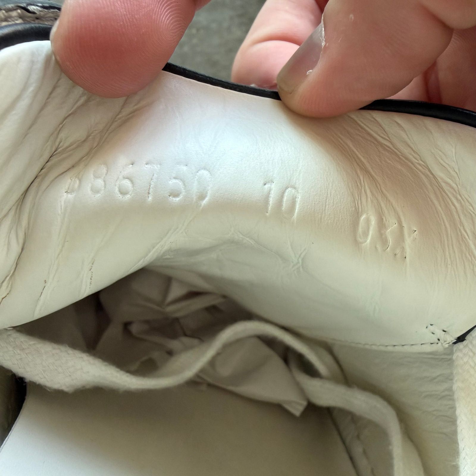 Gucci Gucci GG Ace Black Monogram Logo Sneaker Size US 10 / EU 43 - 9 Thumbnail
