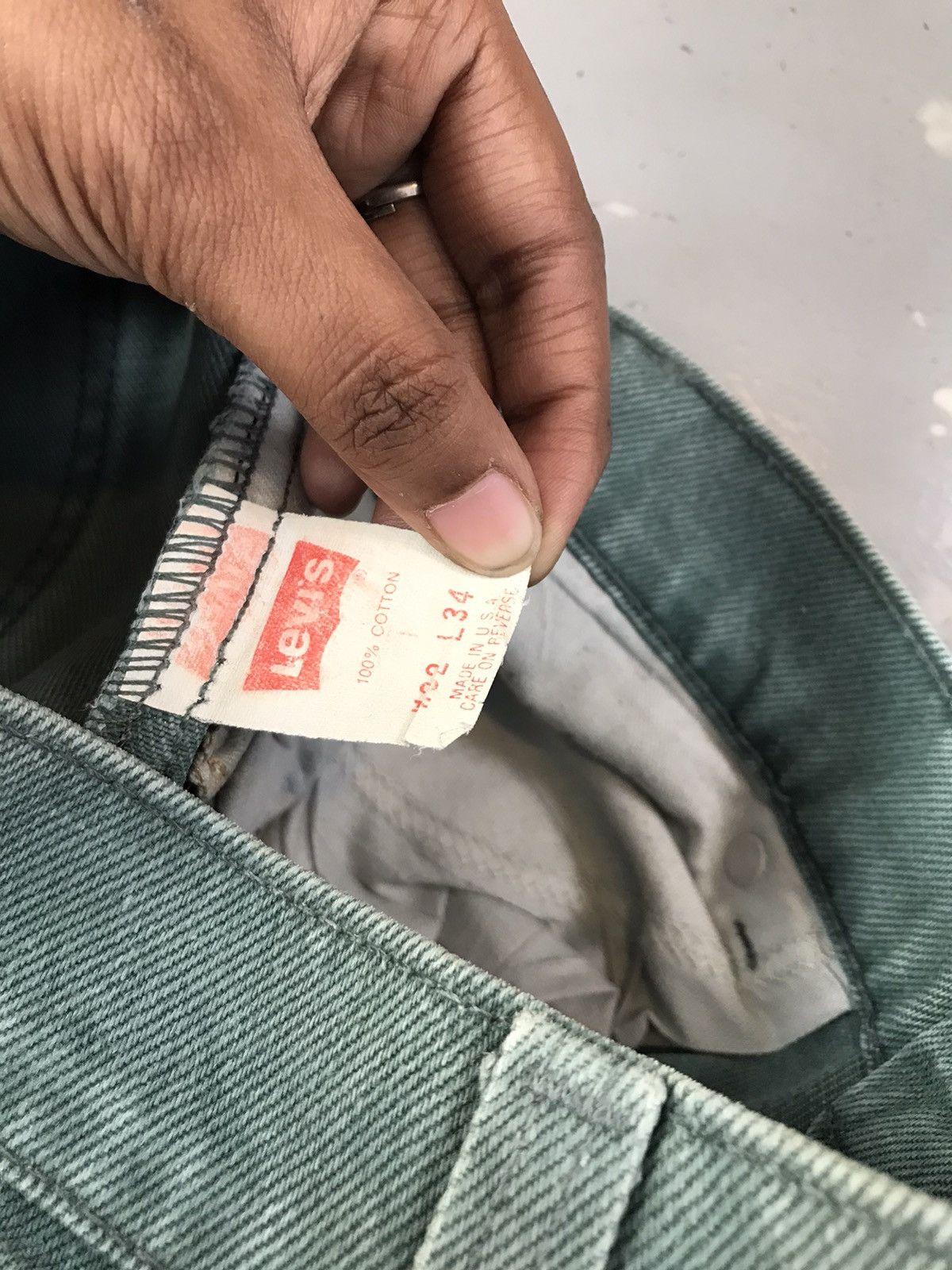 Levi's × Vintage Vintage Levi’s Strauss & co. Orange tab denim Size US 32 / EU 48 - 6 Thumbnail