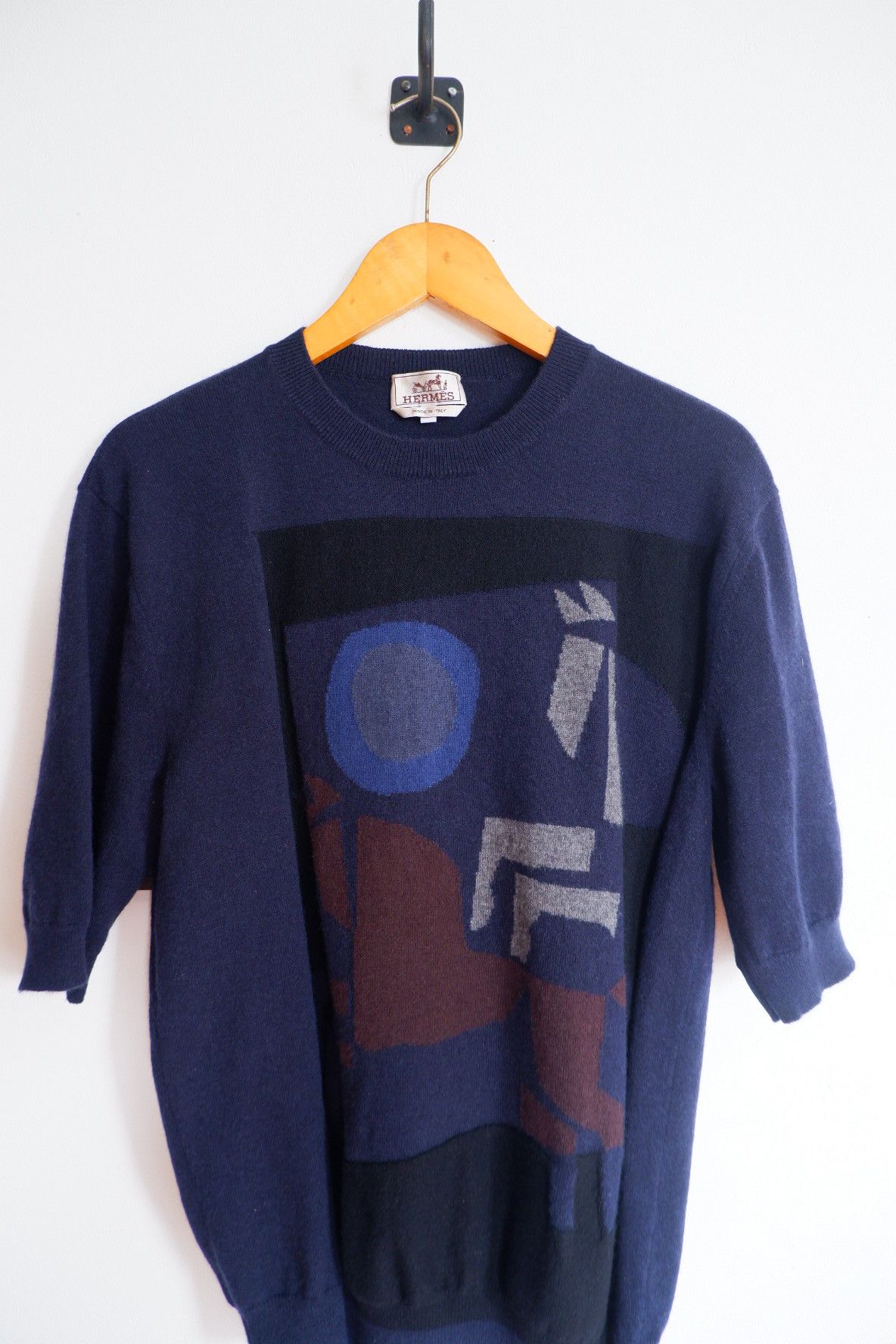 Hermes Cashmere Knitwear Navy Blue Size US M / EU 48-50 / 2 - 3 Thumbnail