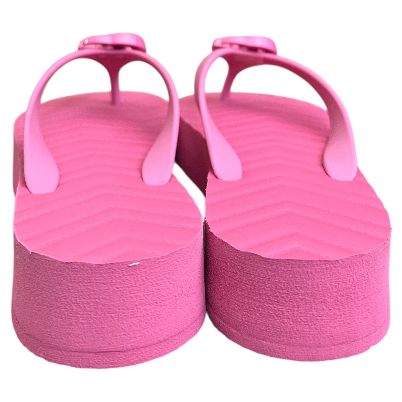 Gucci Gucci Pink Interlocking G Logo Platform Sandal, IT36/US6 Size US 6 / IT 36 - 5 Thumbnail