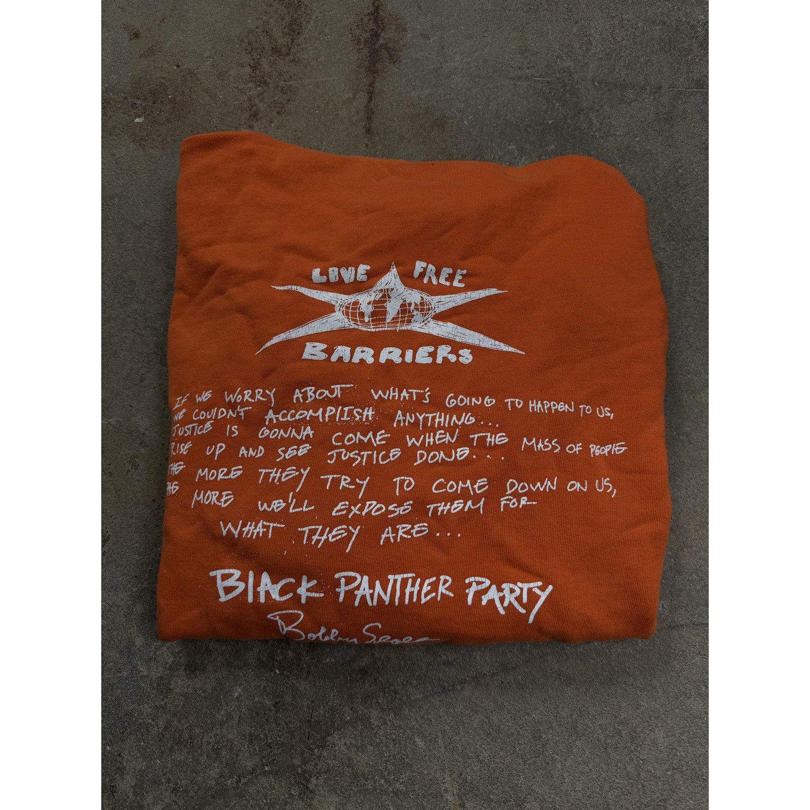 Barriers Barriers Hoodie Orange Used Large Size US L / EU 52-54 / 3 - 2 Thumbnail
