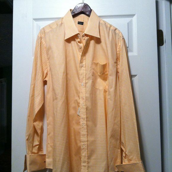 Paul Smith PAUL SMITH MEN'S BIG & TALL NEW COTTON DRESS SHIRT SIZE: 18 Size US XXL / EU 58 / 5 - 6 Thumbnail
