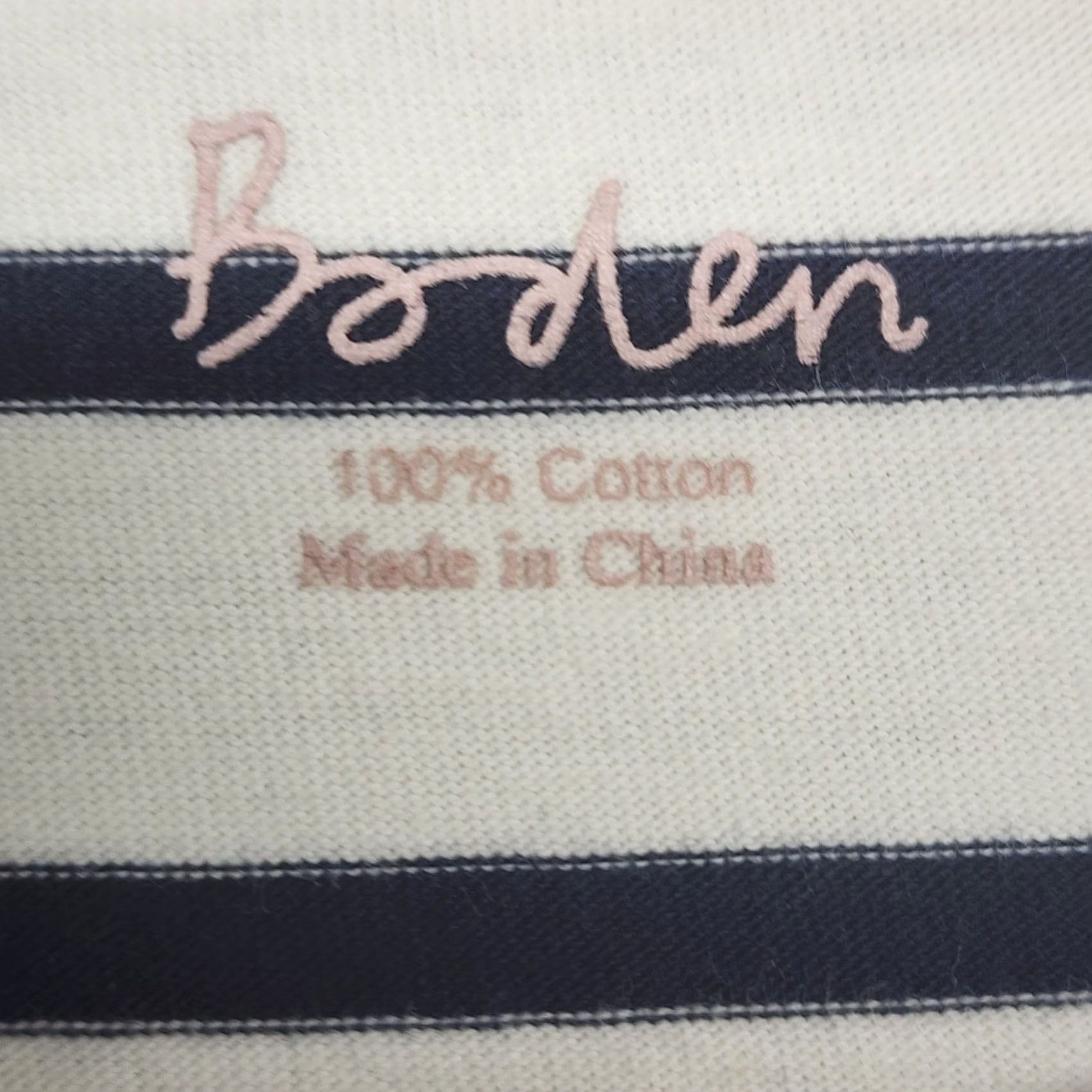 Boden Boden Dress Womens Medium Blue White Striped Nautical Cotton Dress Knee Length Shift Womens M Blue White Striped Nautical Cotton Size M / US 6-8 / IT 42-44 - 3 Thumbnail