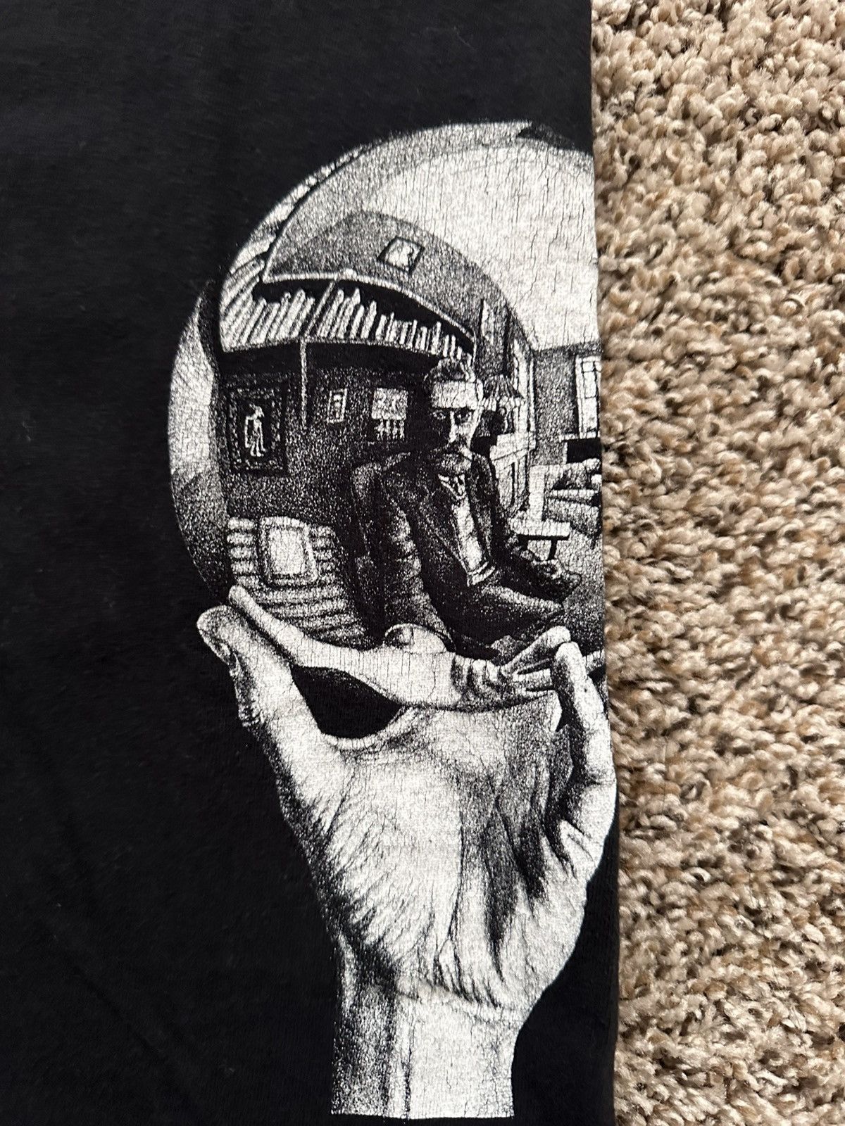 Supreme Supreme MC Escher Collage Tee Black Size Medium SS17 Size US M / EU 48-50 / 2 - 4 Thumbnail
