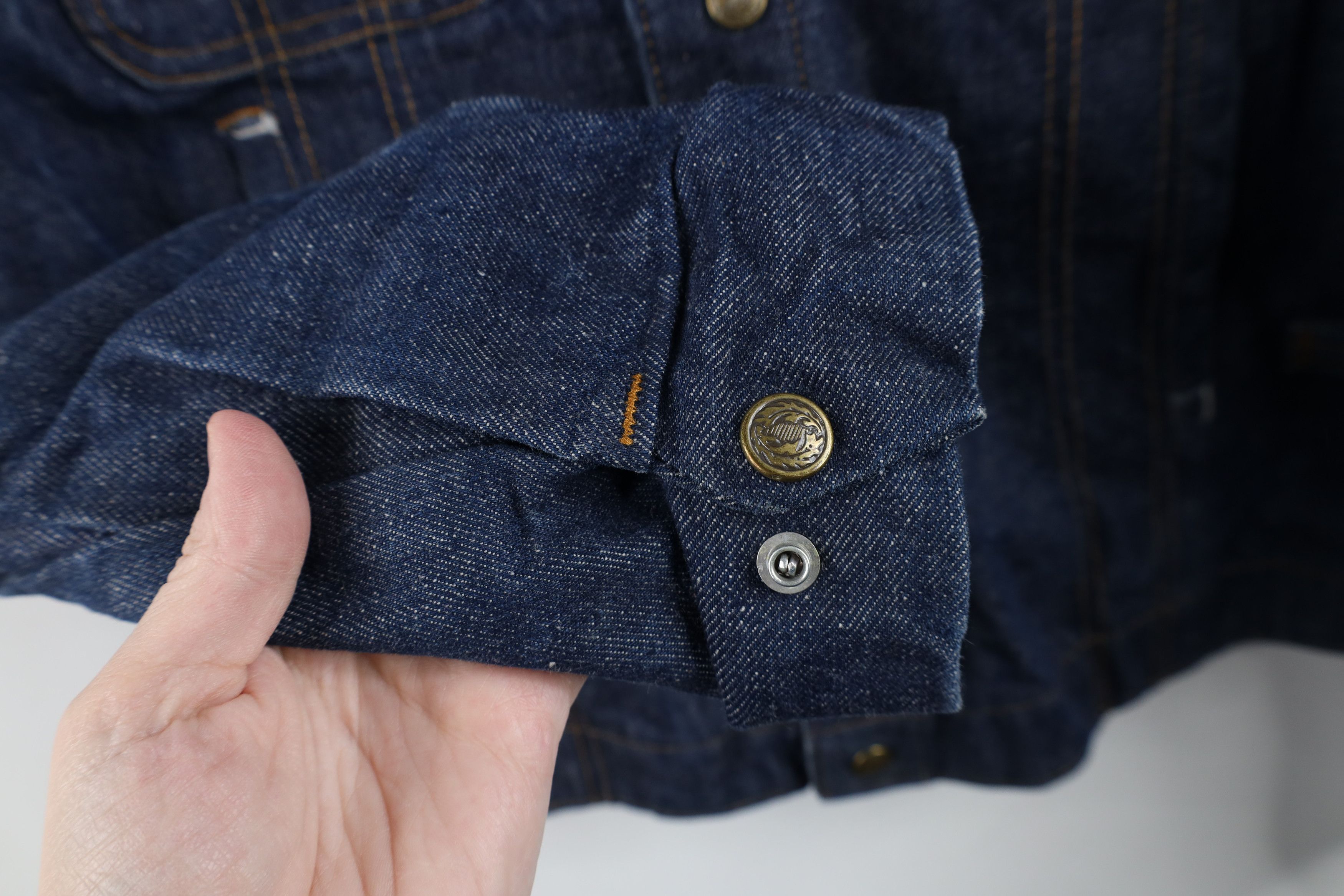 Vintage Vintage 60s Streetwear Buckle Denim Jean Trucker Jacket USA Size US XL / EU 56 / 4 - 8 Thumbnail