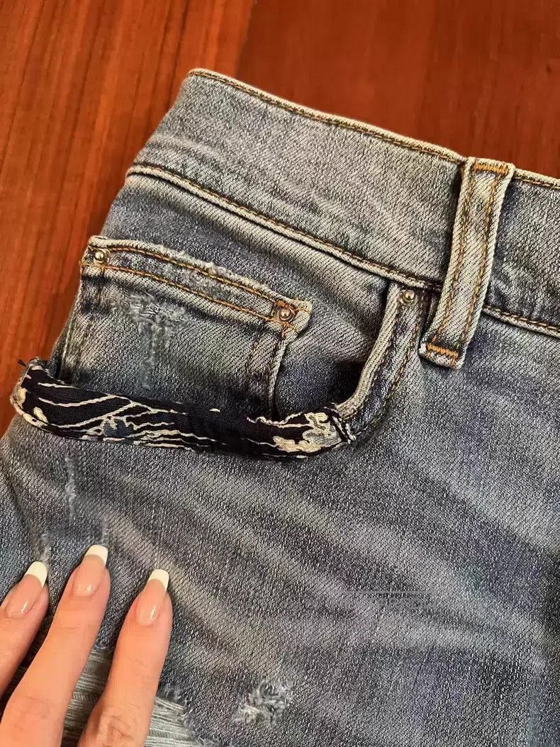 Amiri Amiri Classic multi-element patchwork destroyed denim jean Size US 32 / EU 48 - 5 Thumbnail