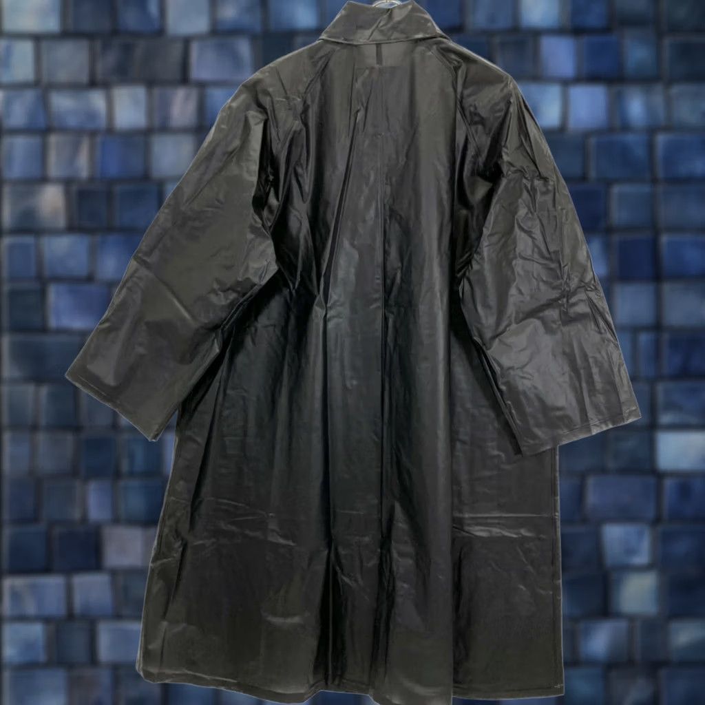 Yohji Yamamoto Yohji Yamamoto IMPERMEABLE Coat Stand-Collar Black Vinyl Coat 38 Men XS-XL Size US XXS / EU 40 - 1 Thumbnail