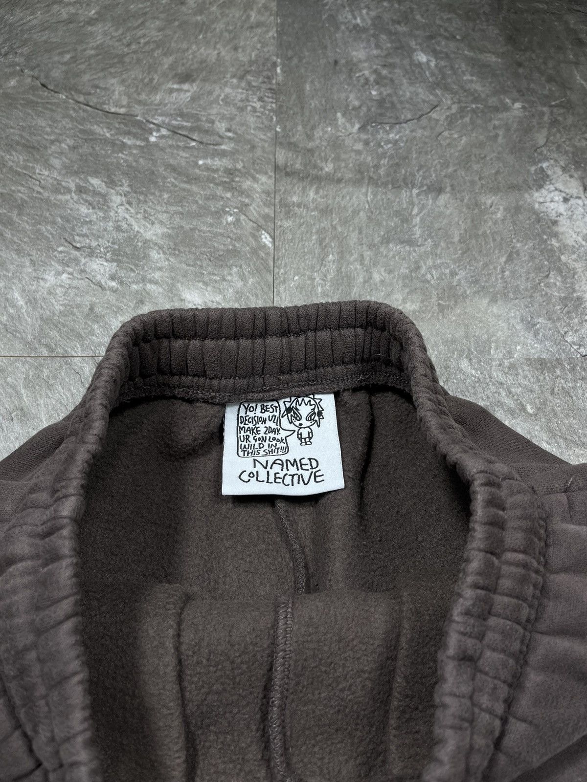 Named Collective Named Collective Mission Brown Baggy Big Logo Sweatpants Size US 28 / EU 44 - 9 Thumbnail