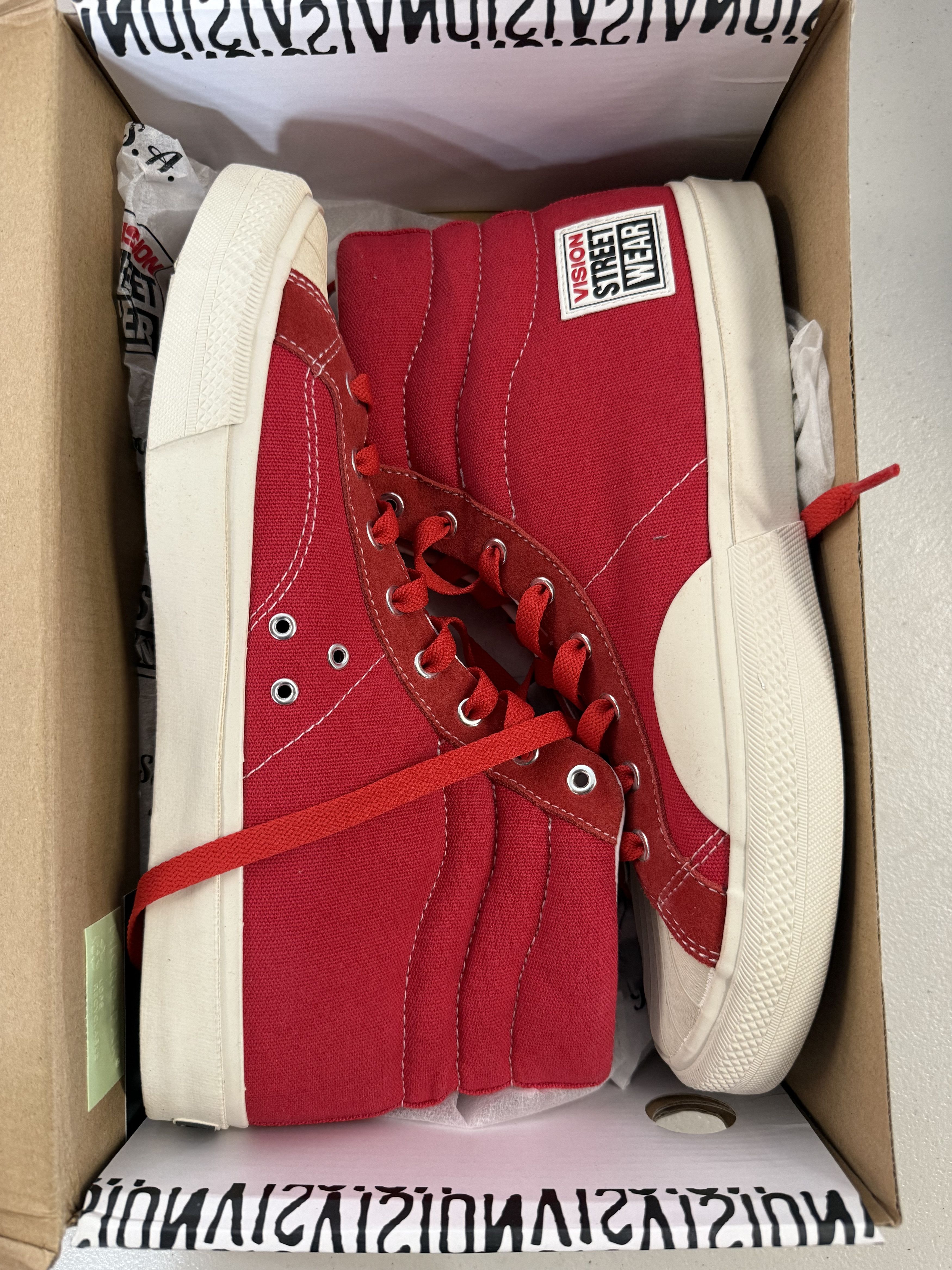 Vision Streetwear Vision Street Wear Suede Hi Red Size US 9.5 / EU 42-43 - 1 Thumbnail