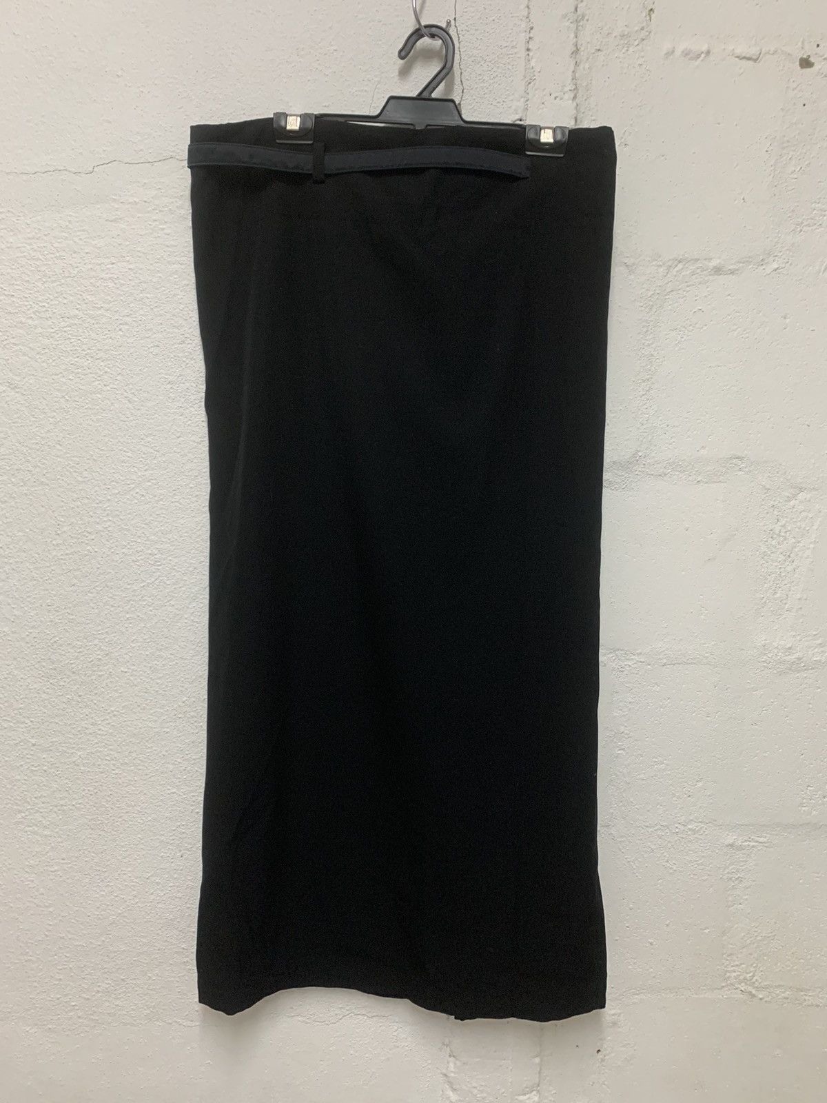 Yohji Yamamoto Y's Yohji Yamamoto Black Maxi Skirt Size 38" / US 16 / IT 52 - 5 Thumbnail