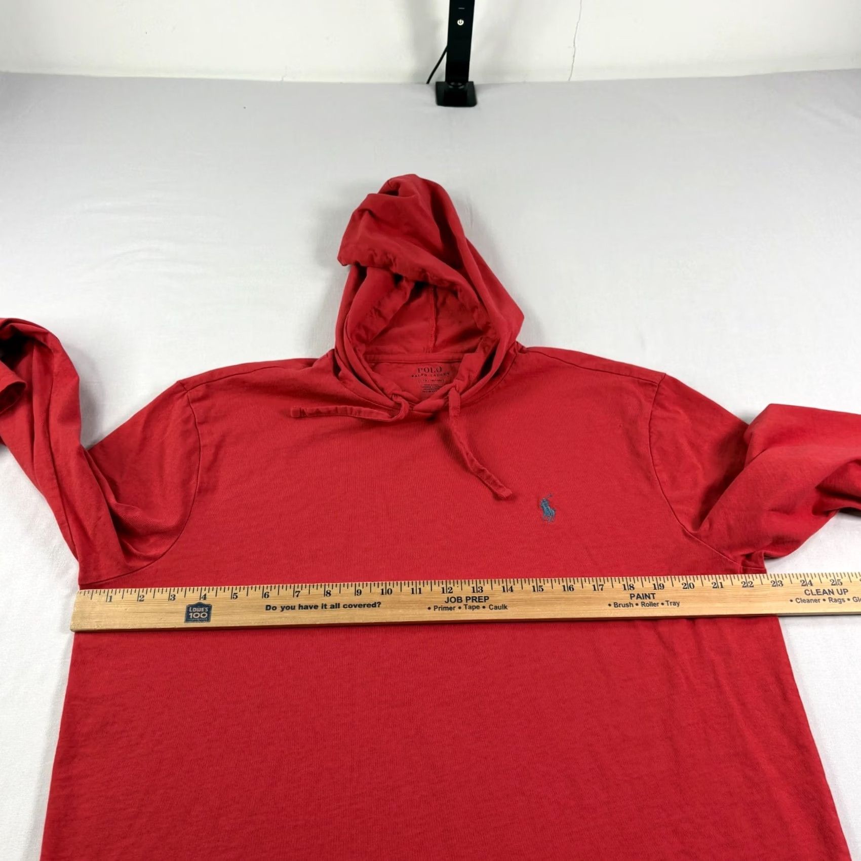 Polo Ralph Lauren Polo Ralph Lauren Hoodie Mens Medium Red Lightweight Pullover Shirt Size US M / EU 48-50 / 2 - 5 Thumbnail