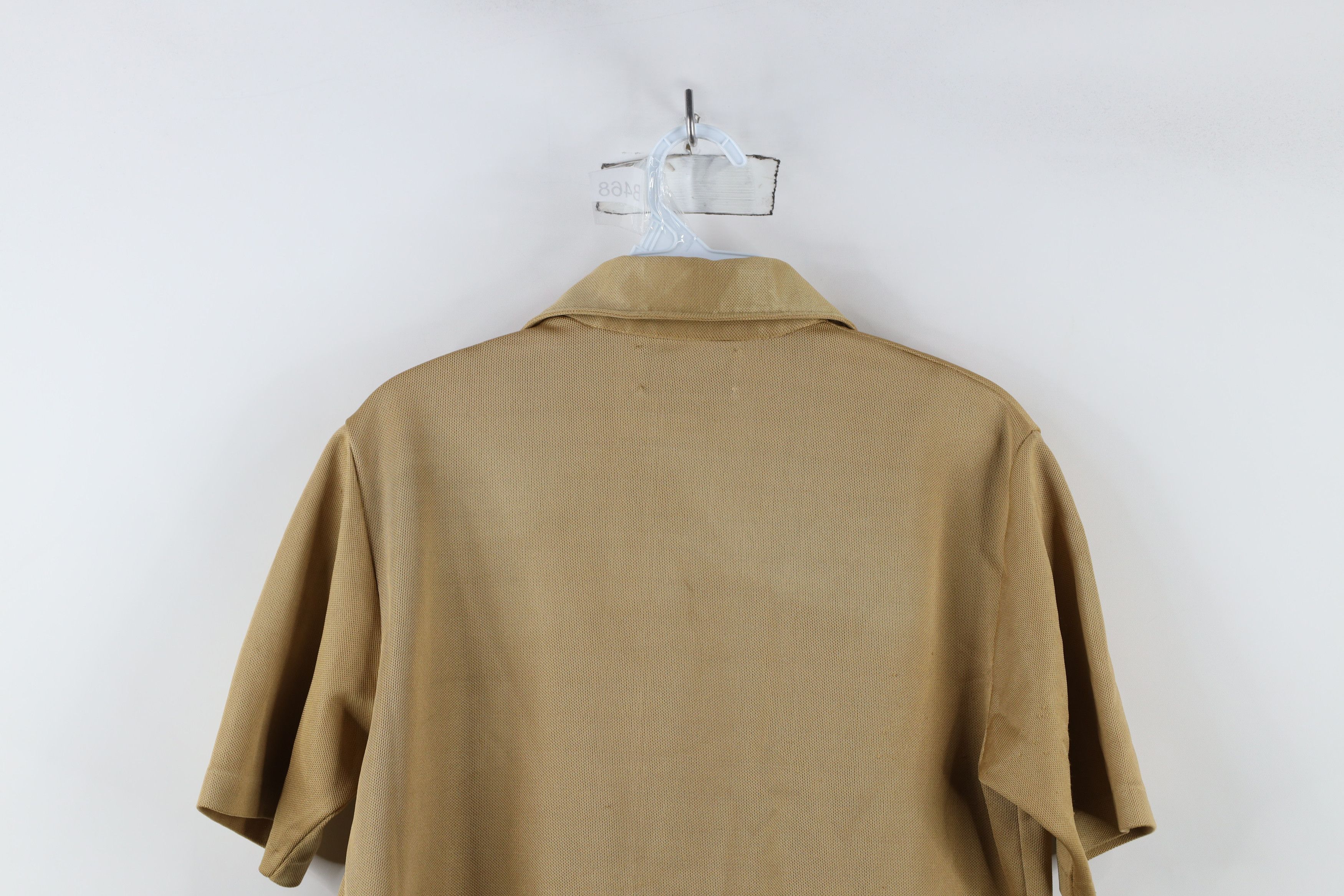 Vintage Vintage 60s 70s Streetwear Knit Collared Polo Shirt Gold USA Size US M / EU 48-50 / 2 - 12 Thumbnail