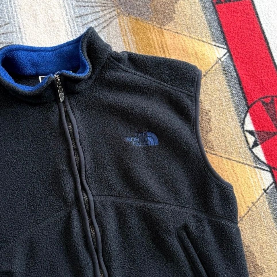 The North Face VINTAGE The North Face Fleece Vest Men’s Small Black Blue USA Made 90s Outdoor Size US S / EU 44-46 / 1 - 4 Thumbnail