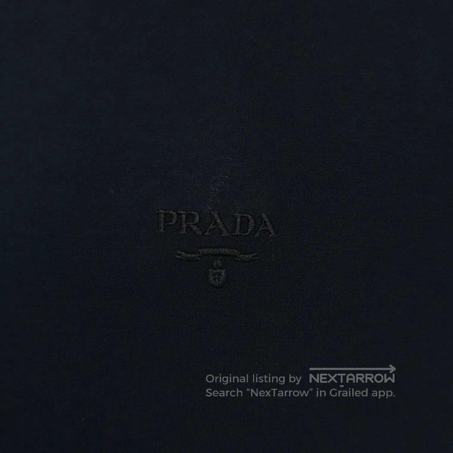 Prada Prada Cotton Logo Round Neck T. Size XS / US 0-2 / IT 36-38 - 2 Thumbnail