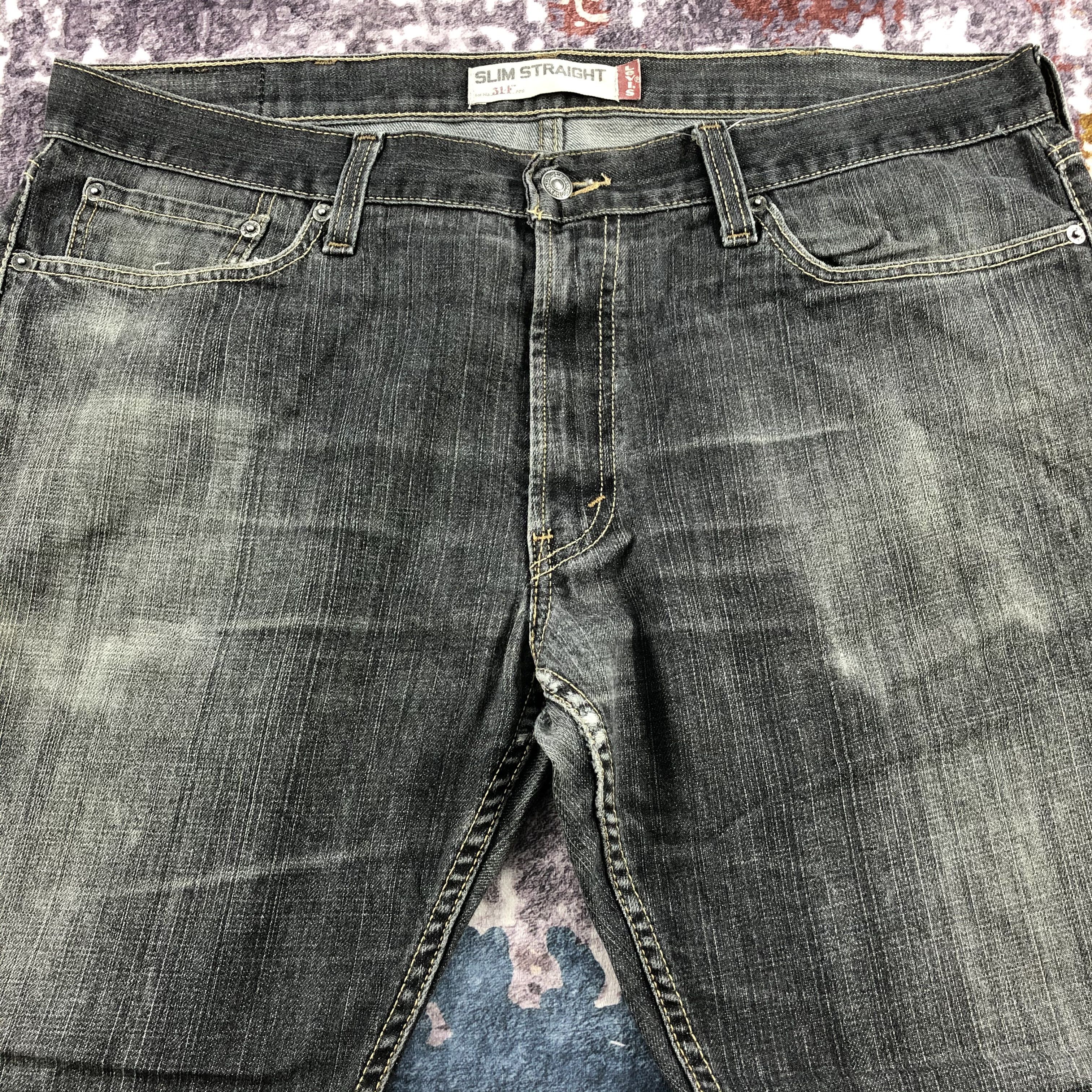 Levi's × Vintage Vintage Levis 514 Faded Black Jeans-JM2613 Size US 40 / EU 56 - 3 Thumbnail