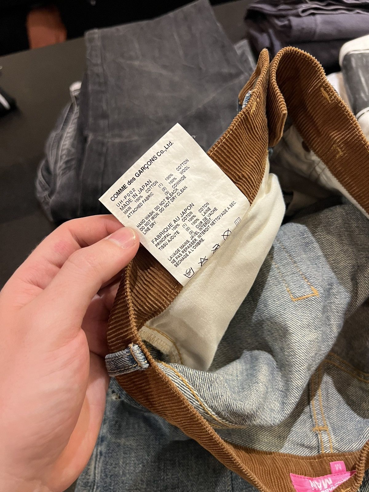 Comme des Garcons Junya Watanabe comme Des garçons patch denim jeans blue Size US 30 / EU 46 - 7 Thumbnail