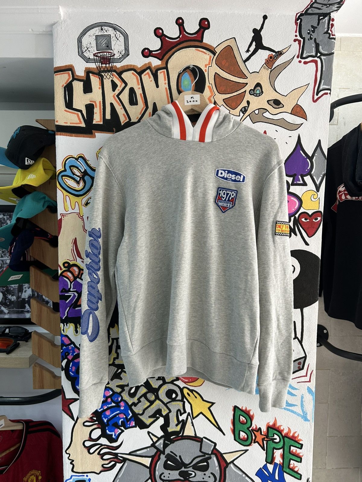 Diesel × Vintage Vintage racing diesel hoodie Size US M / EU 48-50 / 2 - 1 Thumbnail
