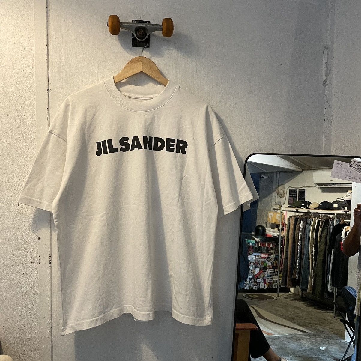 Jil Sander Jil Sander Spellout Tee Size US L / EU 52-54 / 3 - 1 Thumbnail