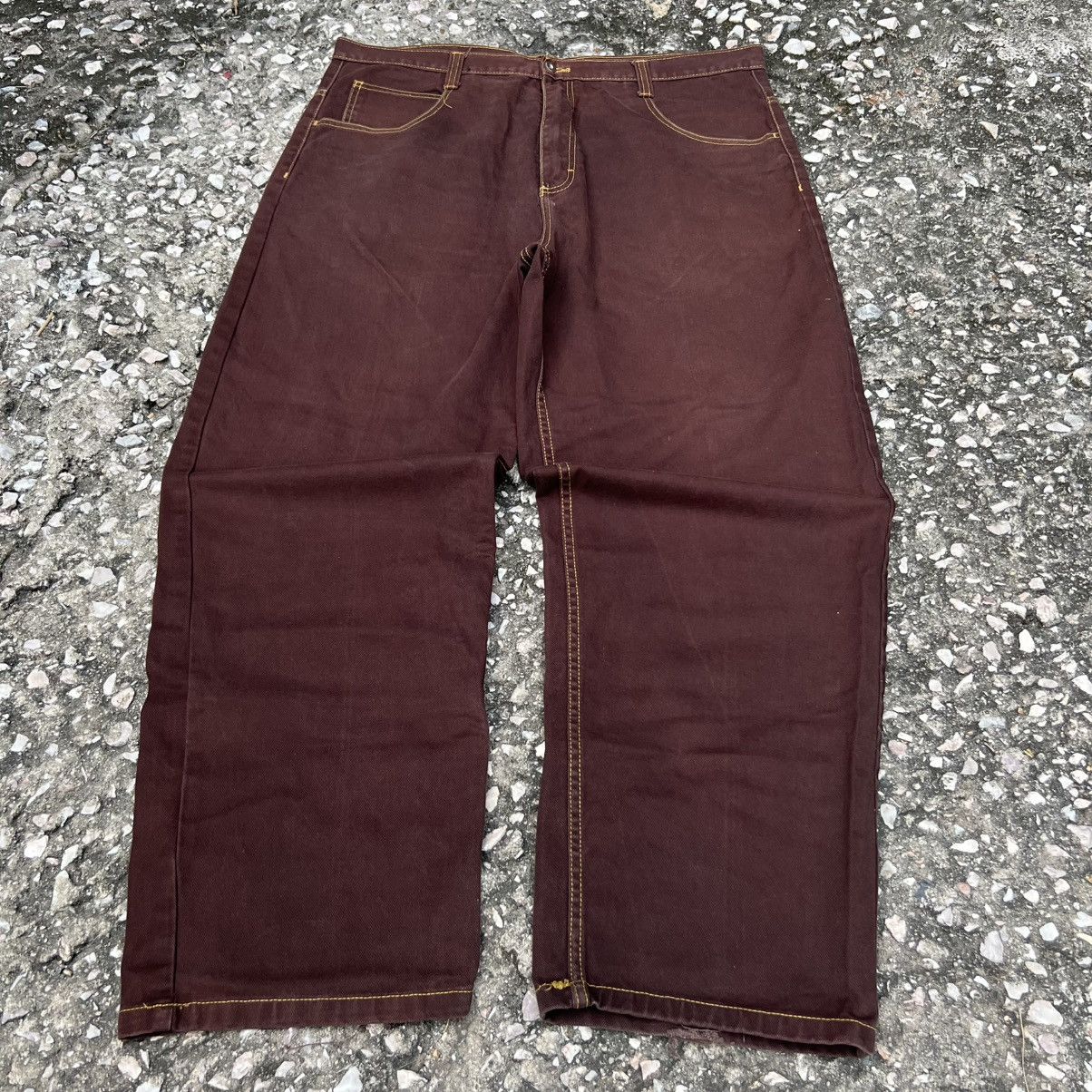 Southpole “y2k style” SOUTHPOLE BROWN BAGGY JEANS Size US 42 / EU 58 - 1 Thumbnail