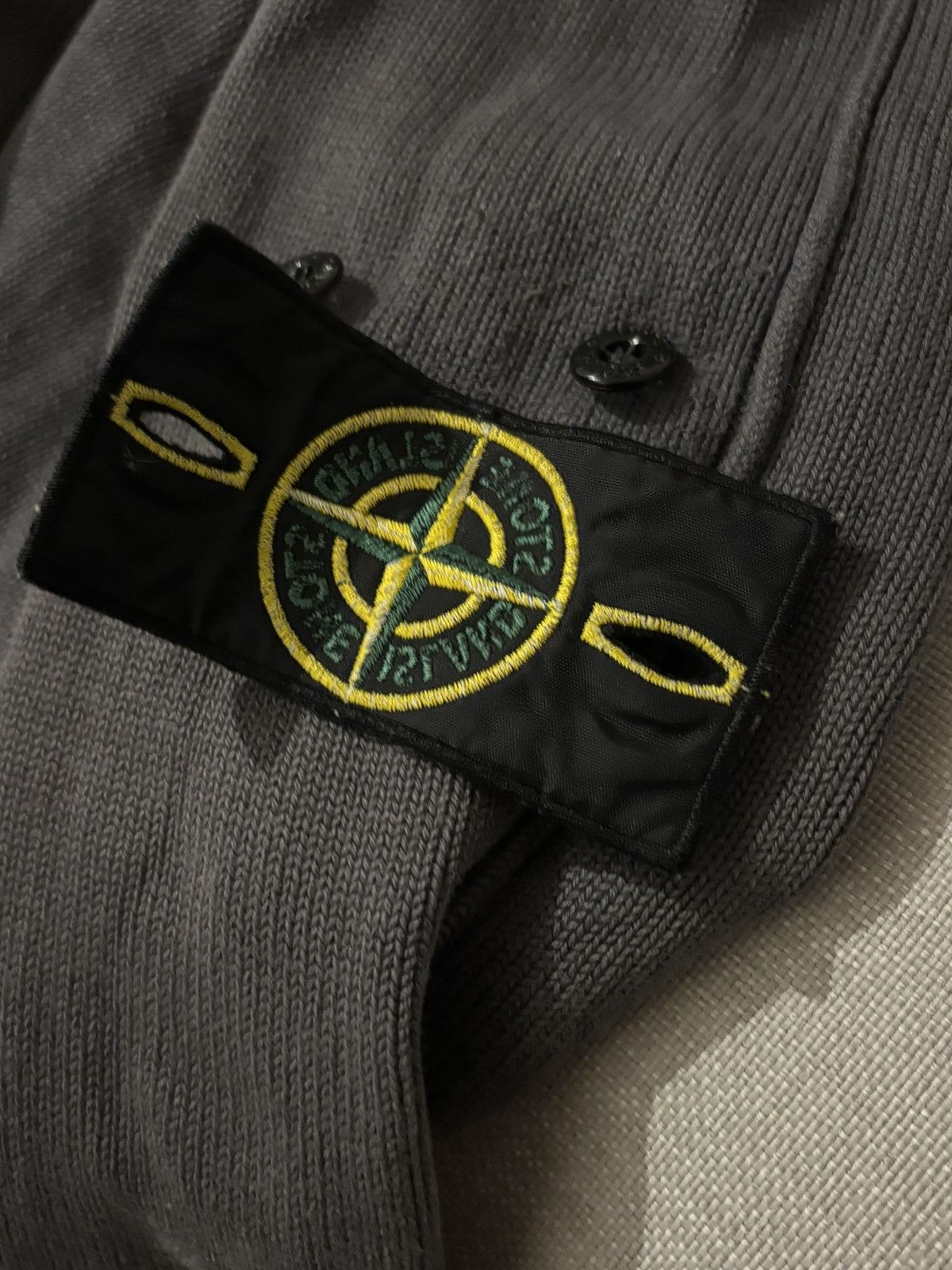 Stone Island 00s Vintage Stone Island Vintage Knitted Sweater 1/3 Zip Size US L / EU 52-54 / 3 - 10 Thumbnail
