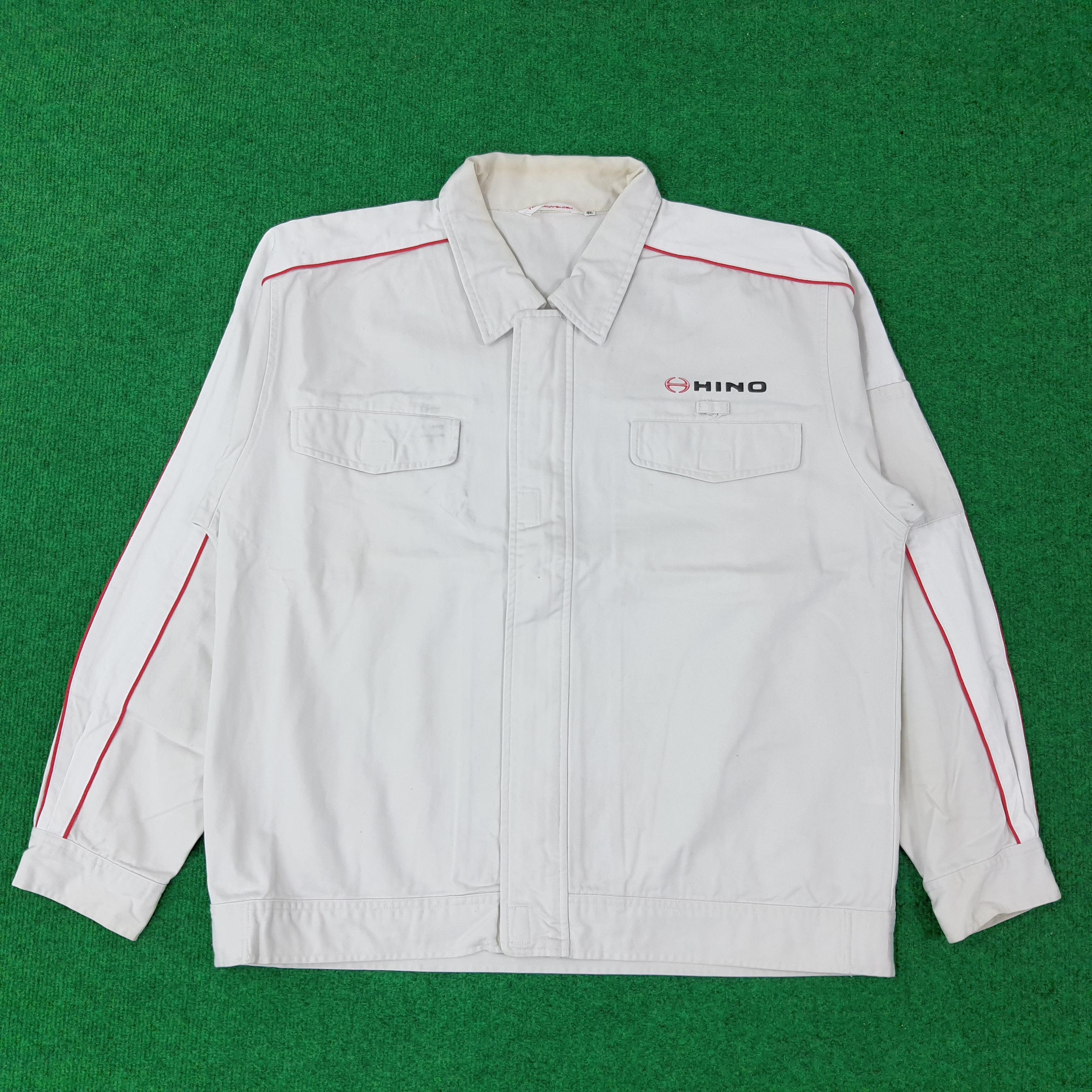Japanese Brand × Vintage Vintage HINO Motors Japanese Brand Work Jacket C221N18 Size US L / EU 52-54 / 3 - 1 Thumbnail