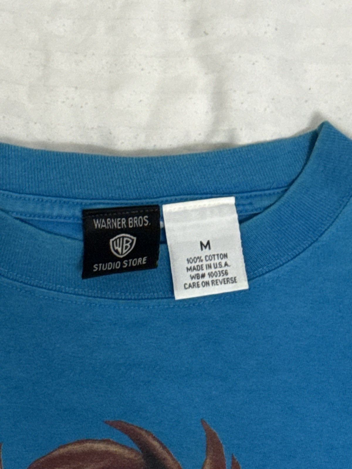 Vintage 90s TAZ Tee USA Made M - Back Hole & Vintage Cracks Size US M / EU 48-50 / 2 - 3 Thumbnail
