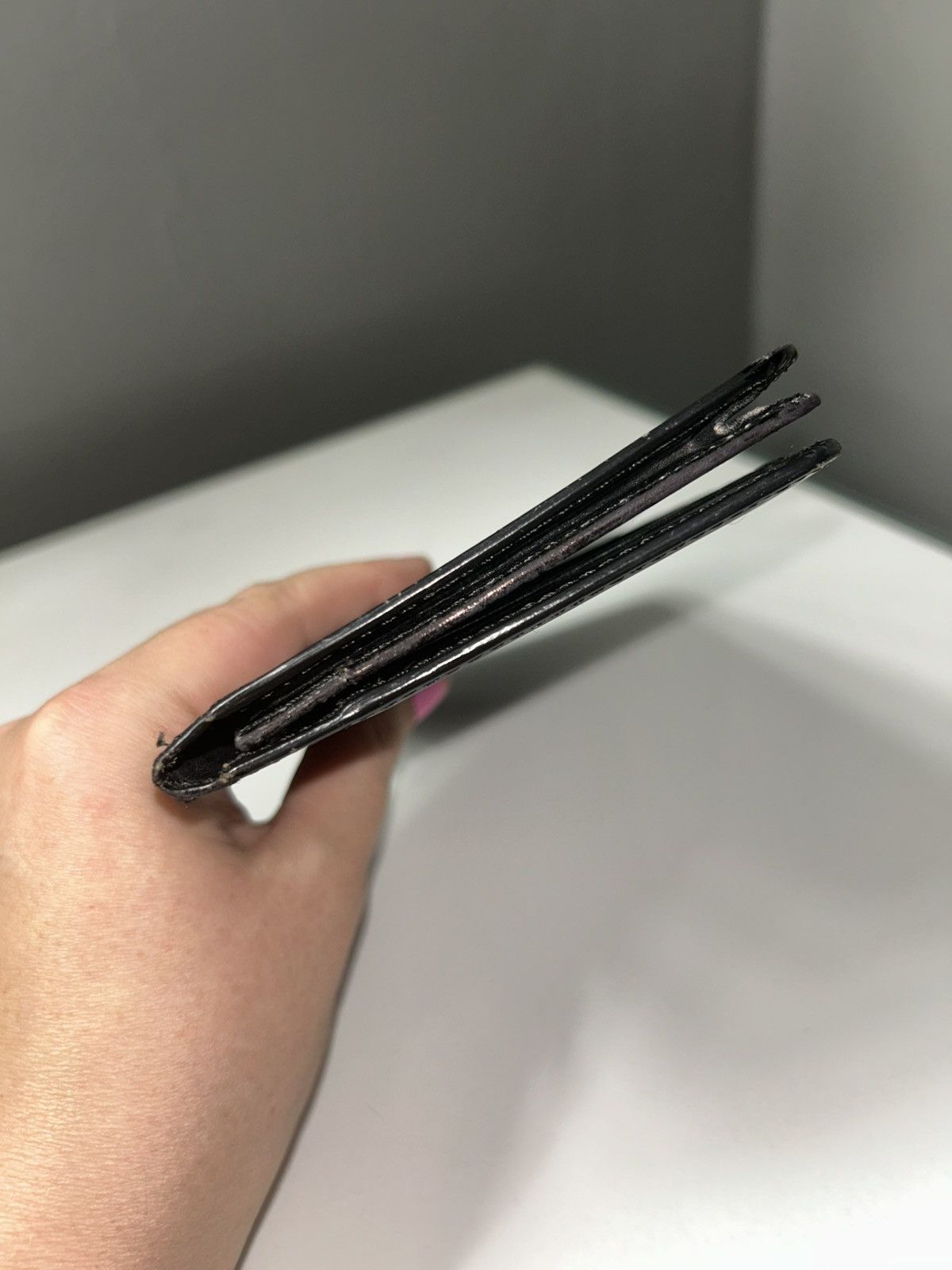 Louis Vuitton Louis Vuitton Black Epi Checkbook Wallet LO0990 Size ONE SIZE - 15 Thumbnail