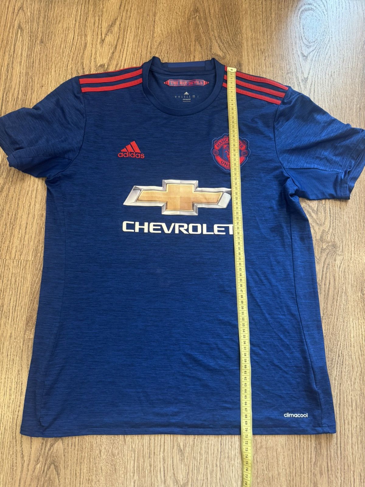 Adidas MANCHESTER UNITED 2016 2017 AWAY SOCCER JERSEY ADIDAS SZ M Size US M / EU 48-50 / 2 - 2 Thumbnail