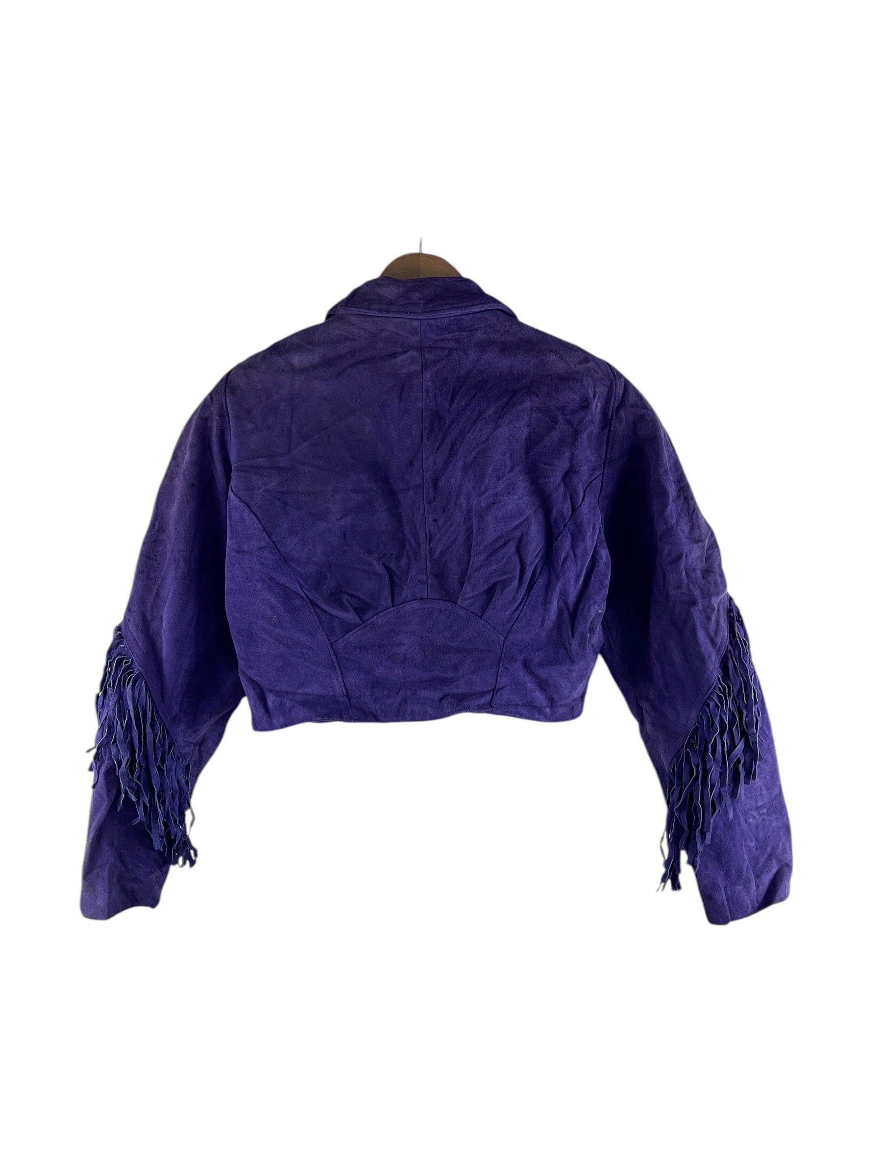 Phoenix Clothing Vintage Outerwear by Phoenix Suede Leather Cropped Jacket Size US XS / EU 42 / 0 - 2 Thumbnail