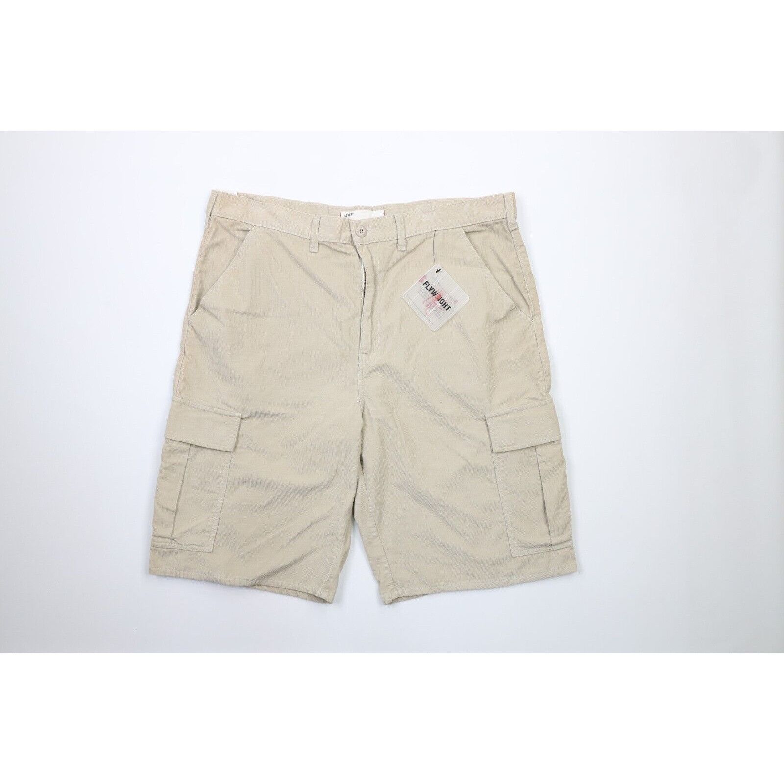 Levi's × Vintage Deadstock Vintage Y2K 2002 Levis Flyweight Cargo Shorts Size US 40 / EU 56 - 1 Thumbnail