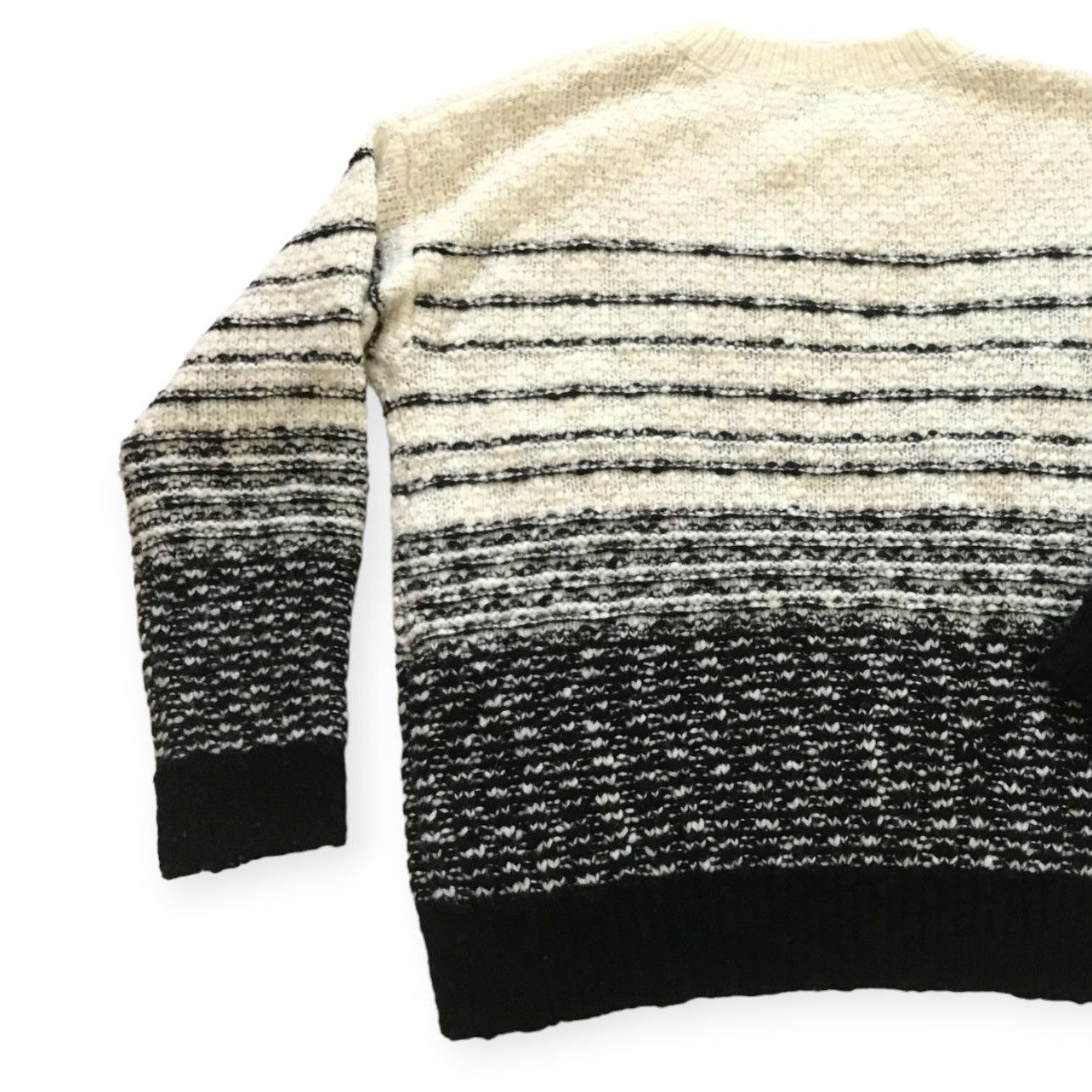 Vince Vince Wool Blend Textured Striped Sweater, Size XL Size XL / US 12-14 / IT 48-50 - 7 Thumbnail