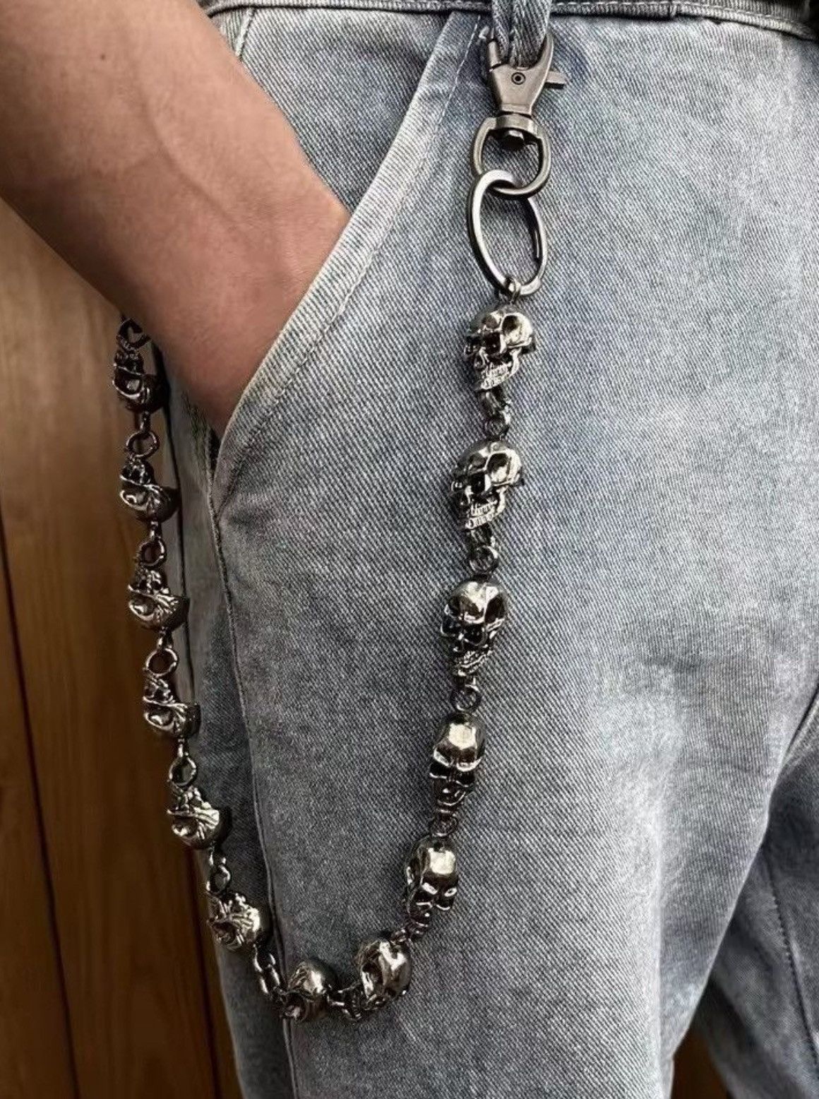 Other Skull Pants Chain Size ONE SIZE - 1 Thumbnail