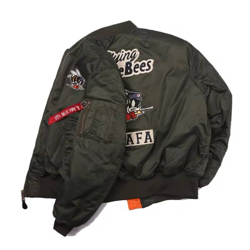 Japanese Brand × Vintage vintage USAFA embroidered bomber. Size US XL / EU 56 / 4 - 1 Thumbnail