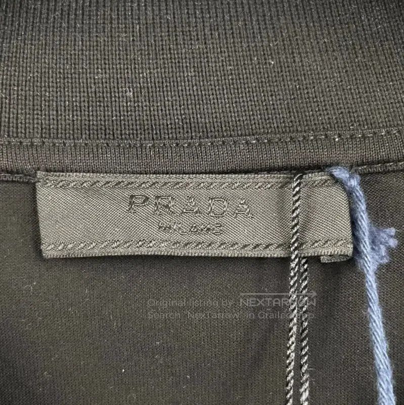Prada Prada Black Cotton Long Sleeve Shirt. Size US XL / EU 56 / 4 - 3 Thumbnail