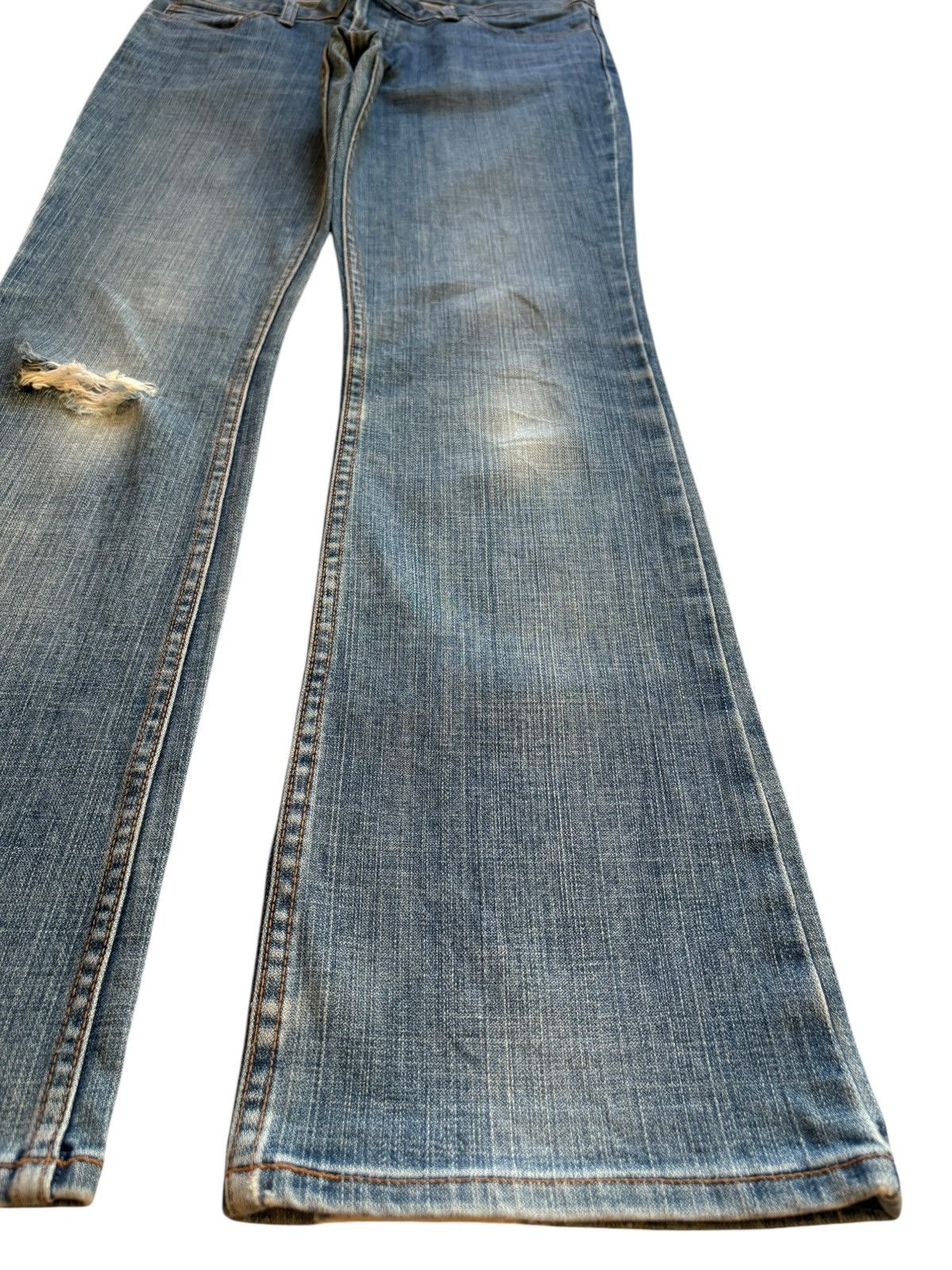 Japanese Brand Vintage Japanese Brand Mud Wash Distress Bootcut Flare Jeans Size US 31 - 7 Thumbnail