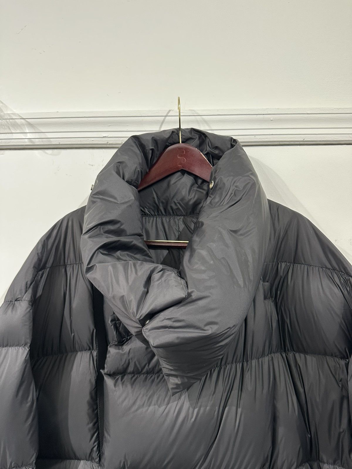 Rick Owens Rick Owens Jumbo Poncho Drella Goose Down Coat Black Size 56 Size US XL / EU 56 / 4 - 2 Thumbnail