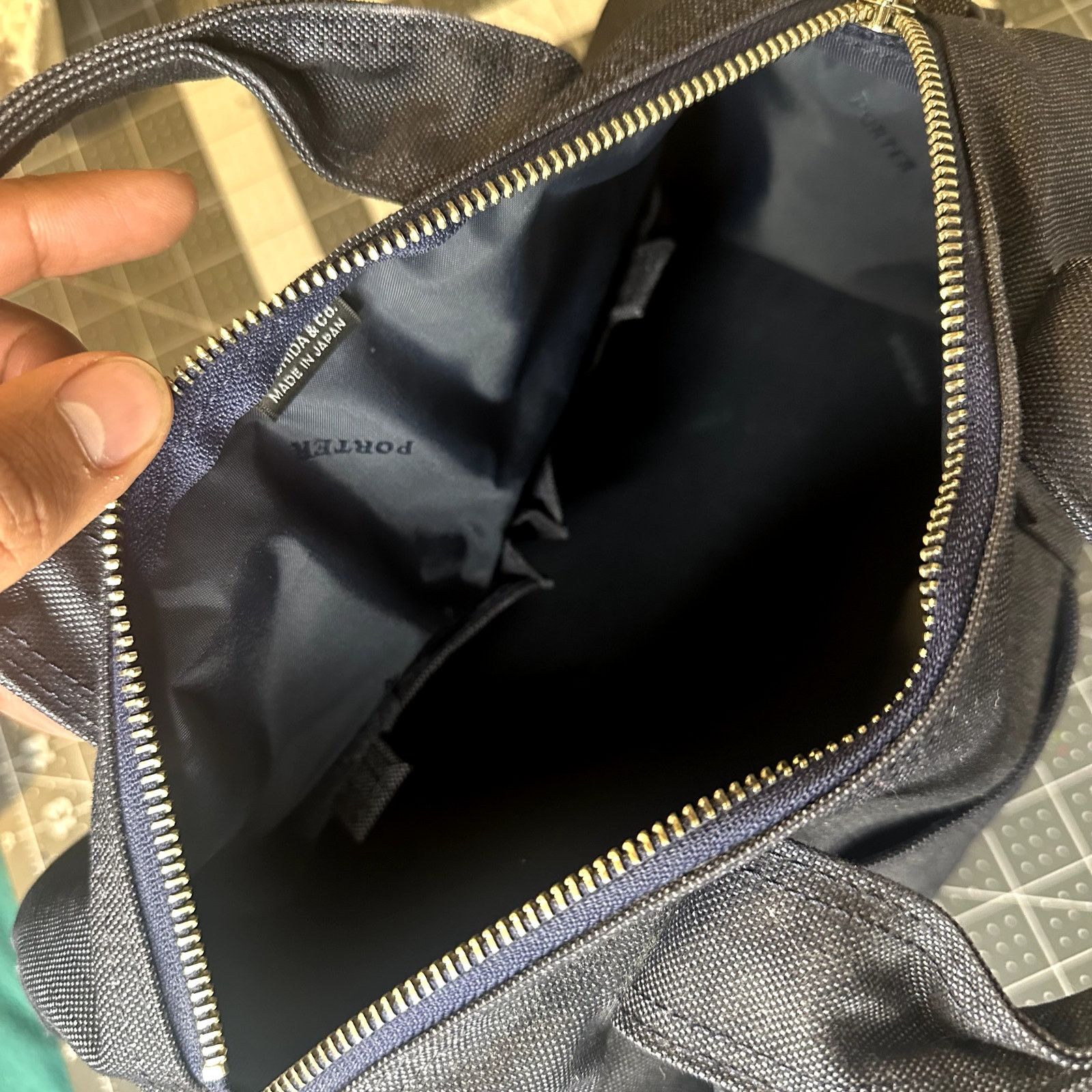 Porter Porter Yoshida & Co Navy Canvas Handbag Size ONE SIZE - 9 Thumbnail