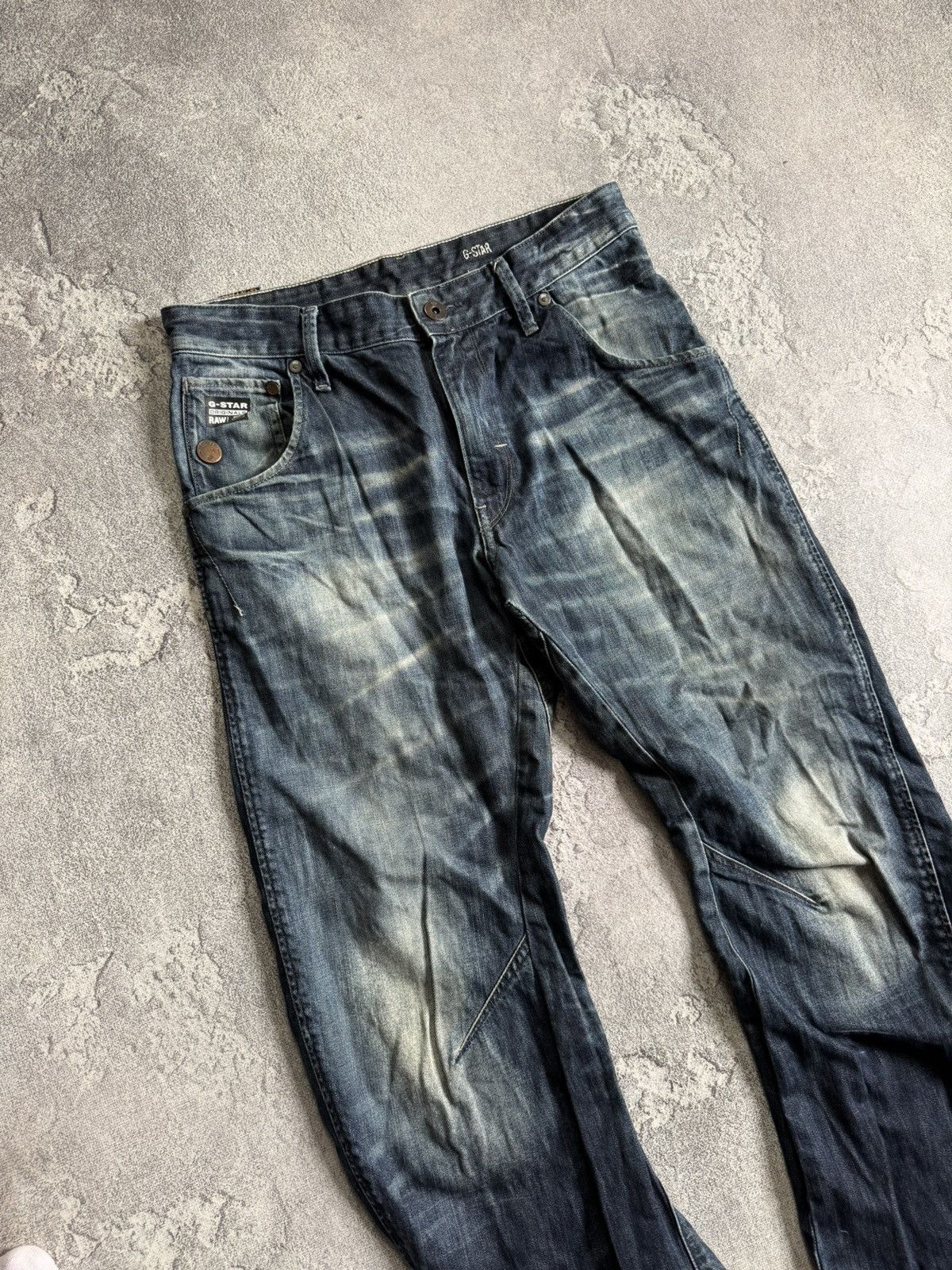 G-Star G Star Arc 3D Jeans 30 L32 Loose Tapered Leg Zip Twisted Size US 30 / EU 46 - 5 Thumbnail
