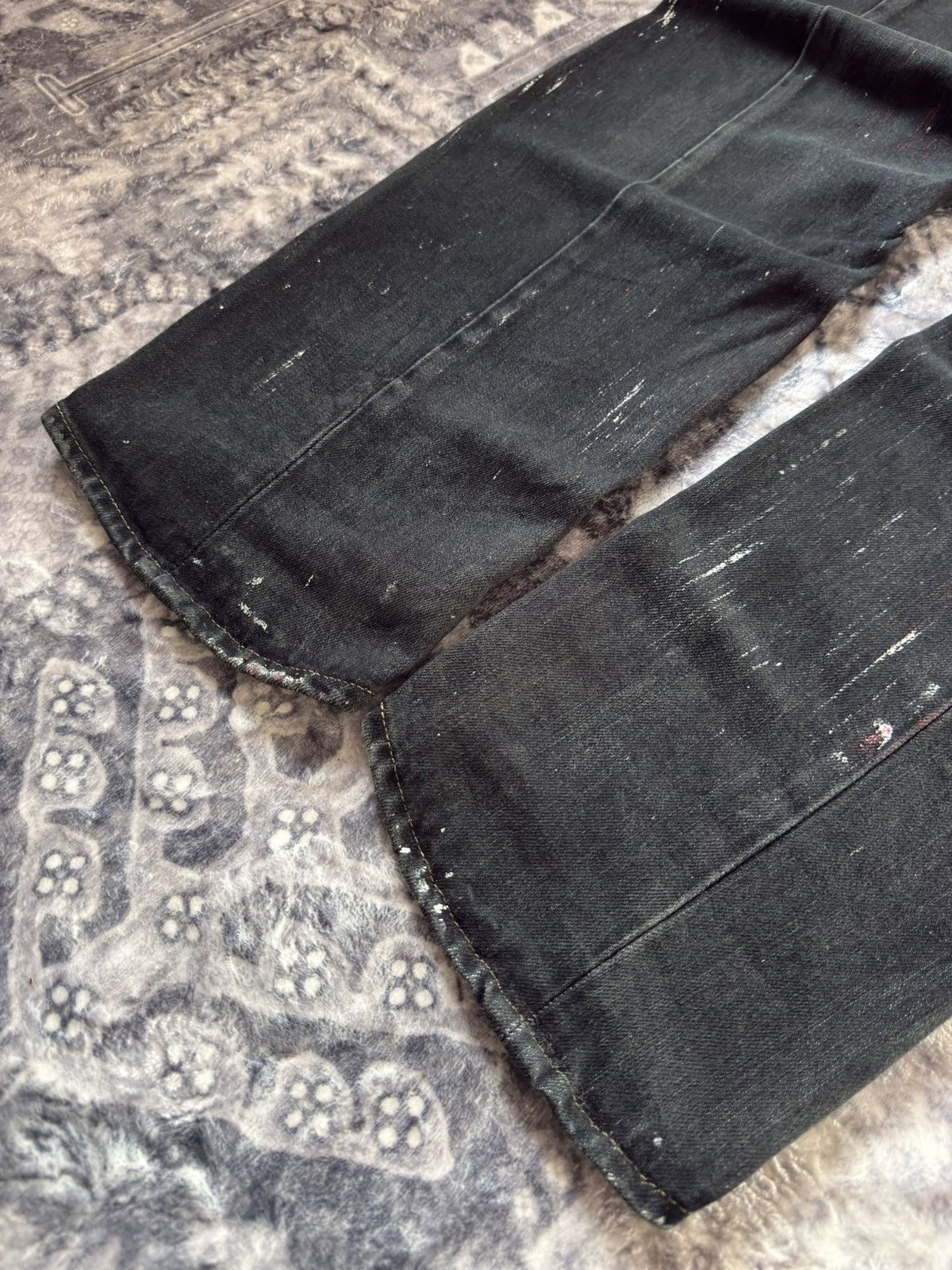 Levi's Vintage Levis Engineered Matrix Digital Rain Painted Jeans Size US 29 - 7 Thumbnail